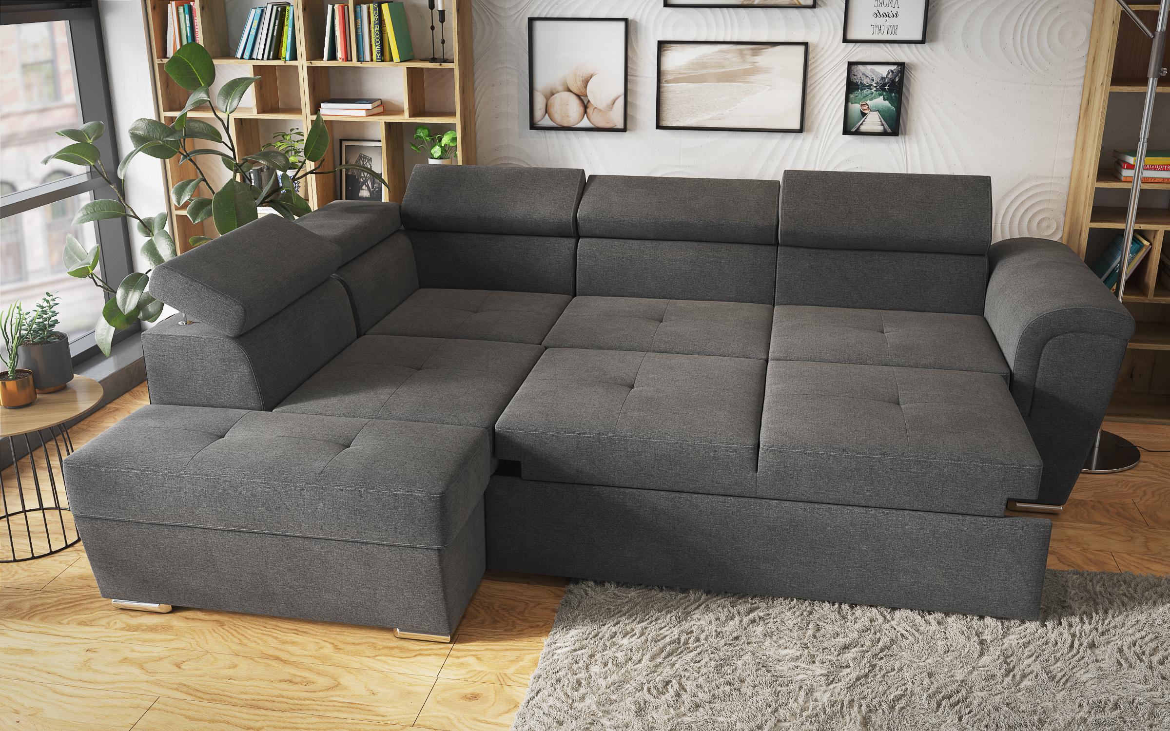 Coltar pentru living Medison, gri inchis  5