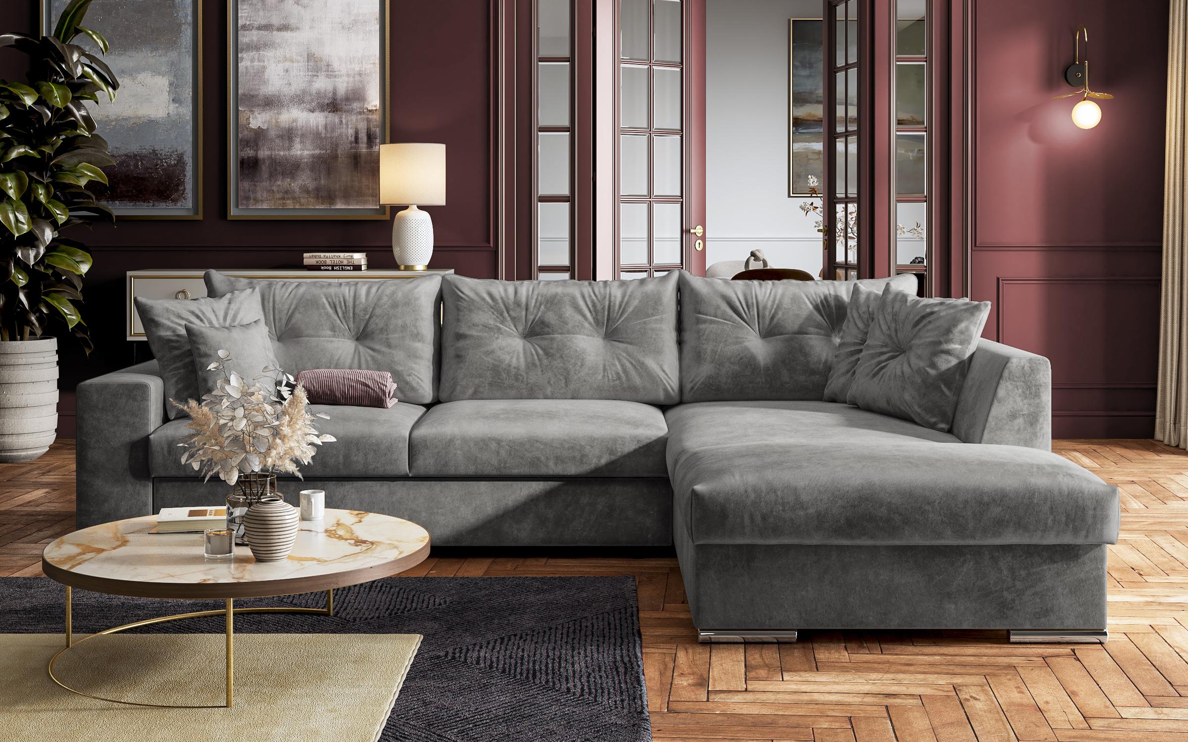 Coltar extensibil Roma, gri deschis  1