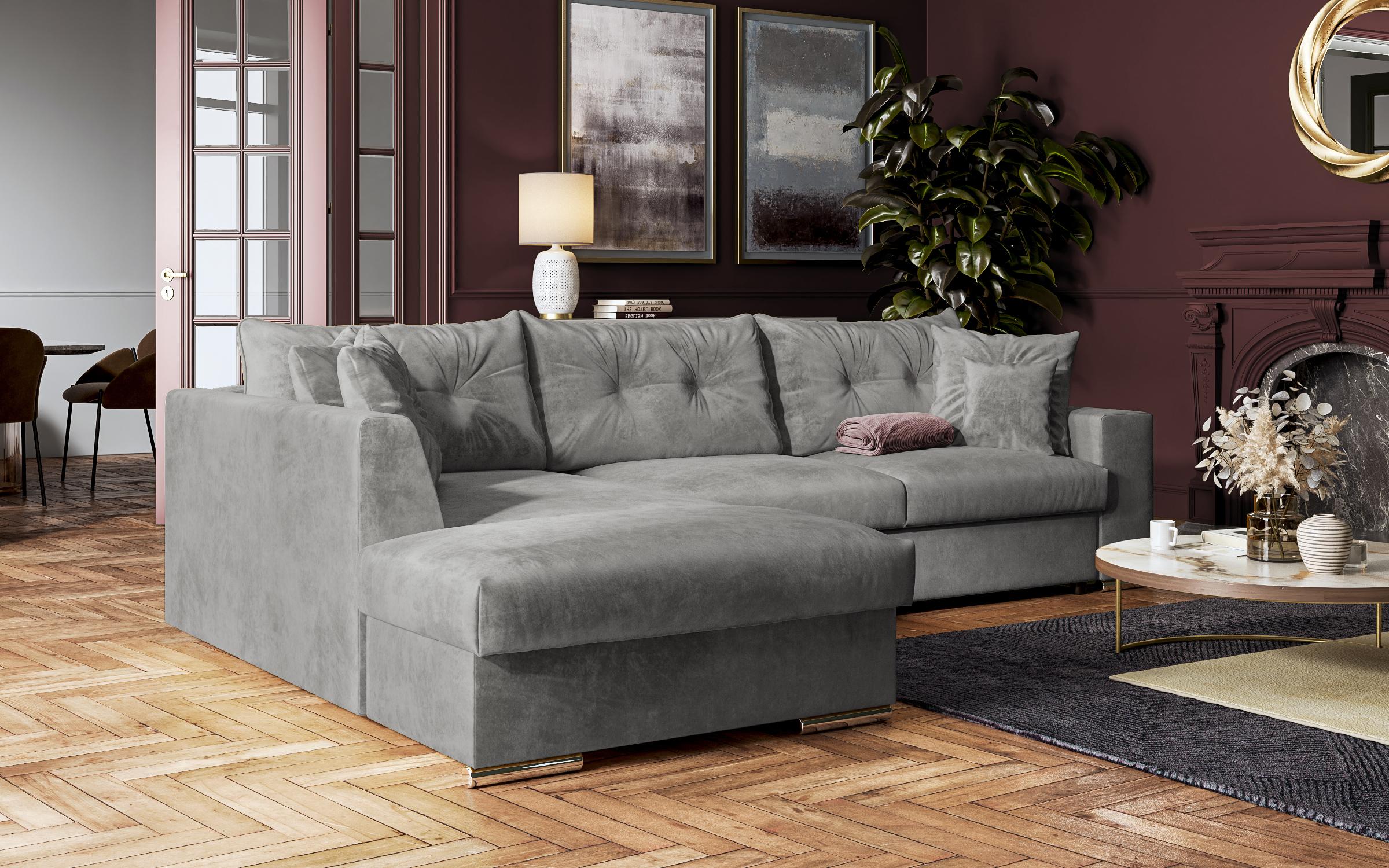 Coltar extensibil Roma, gri deschis  4