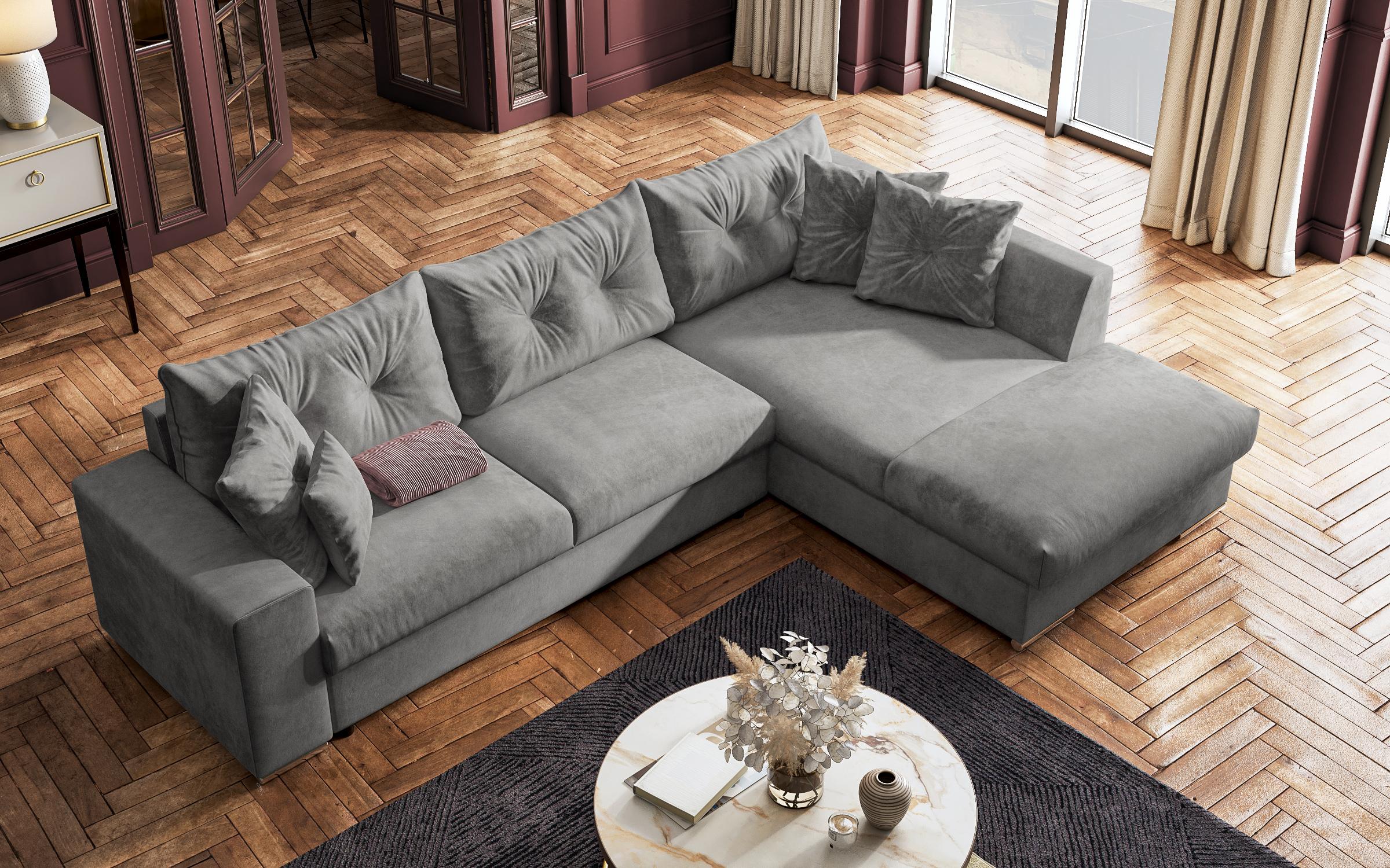 Coltar extensibil Roma, gri deschis  5