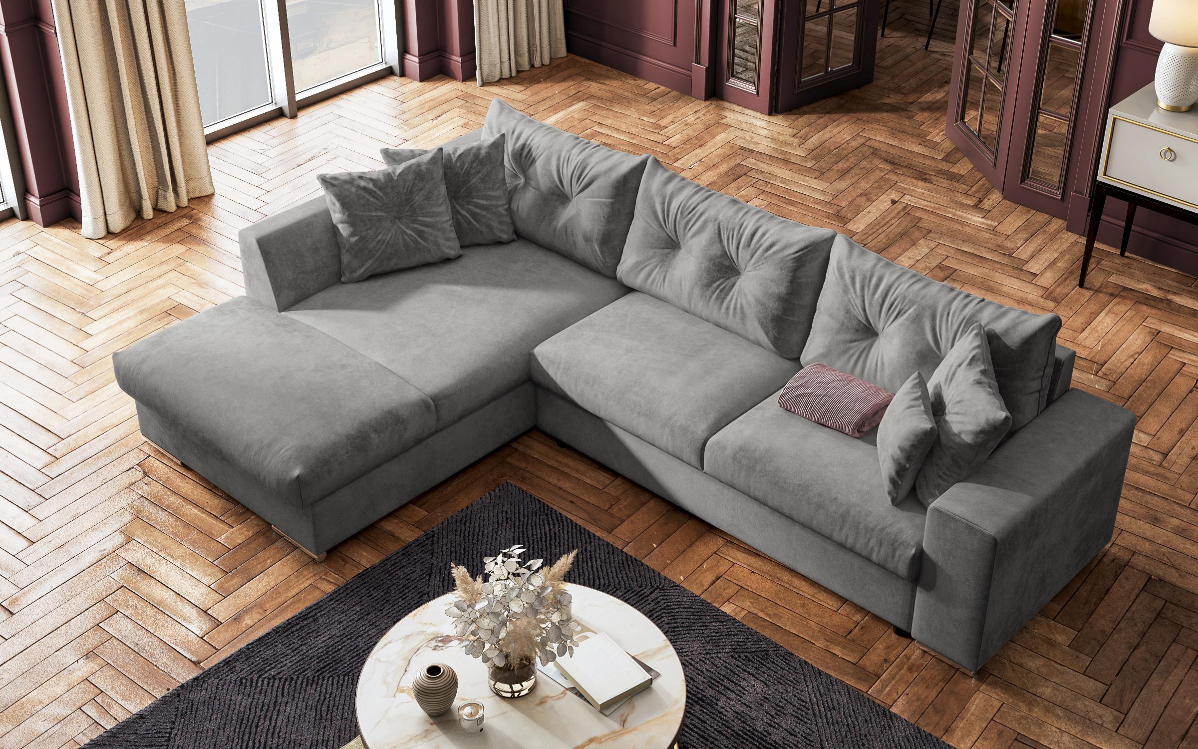 Coltar extensibil Roma, gri deschis  5