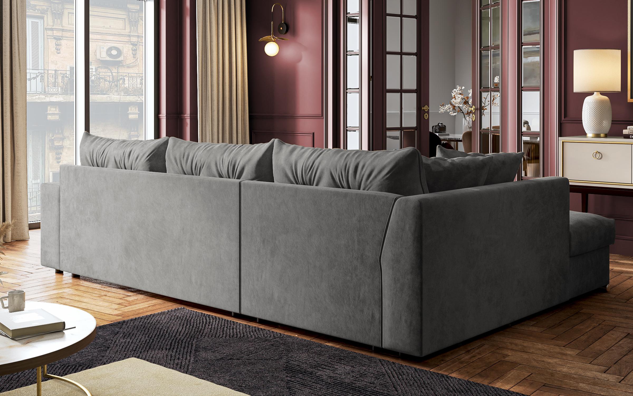 Coltar extensibil Roma, gri deschis  6