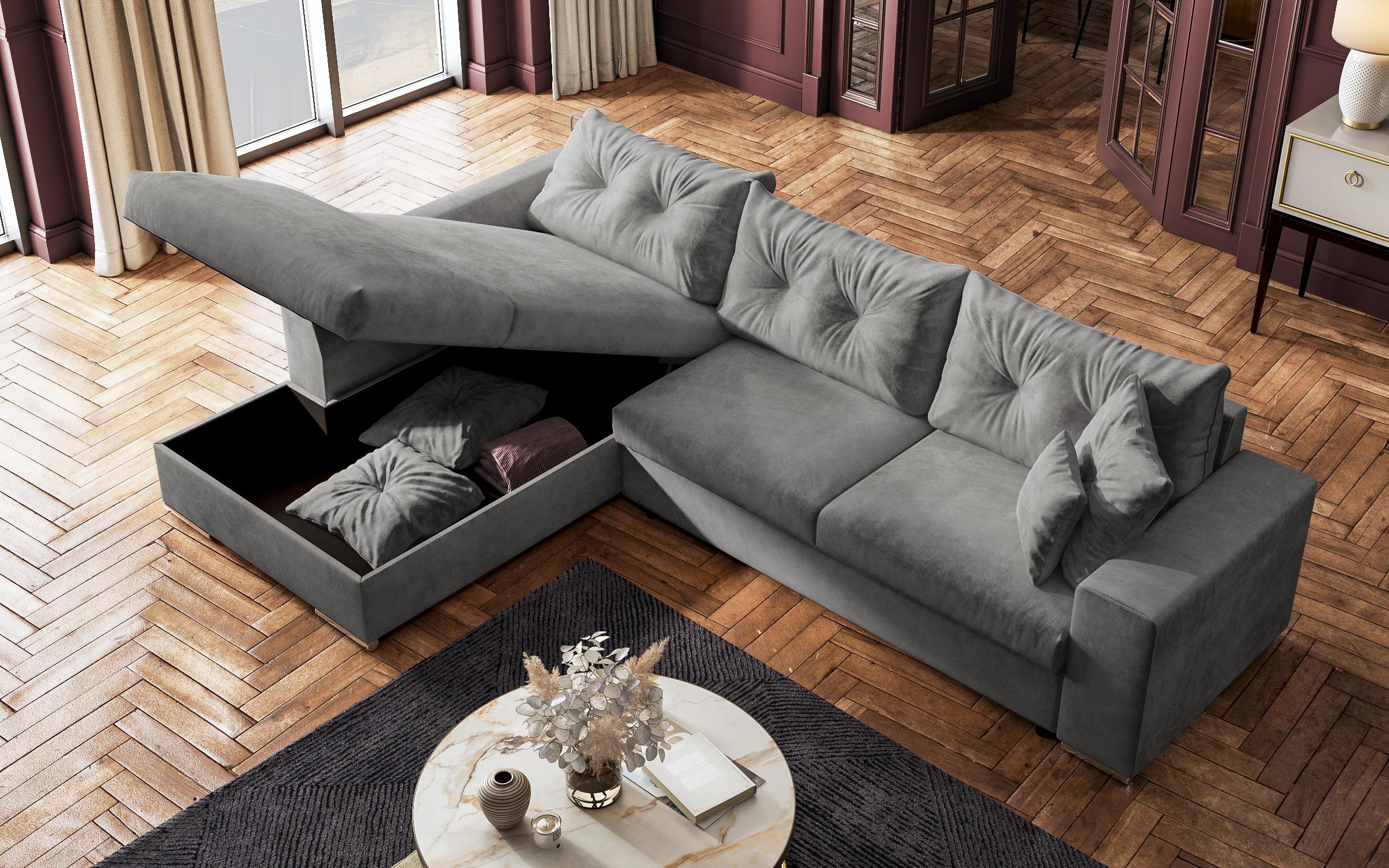 Coltar extensibil Roma, gri deschis  7