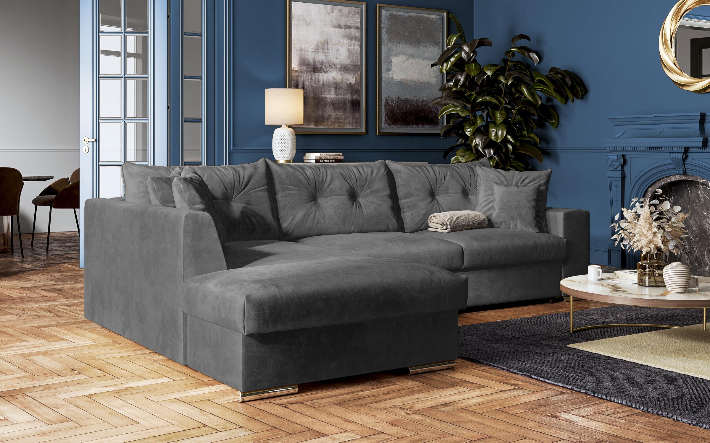 Coltar extensibil Roma, gri inchis  3