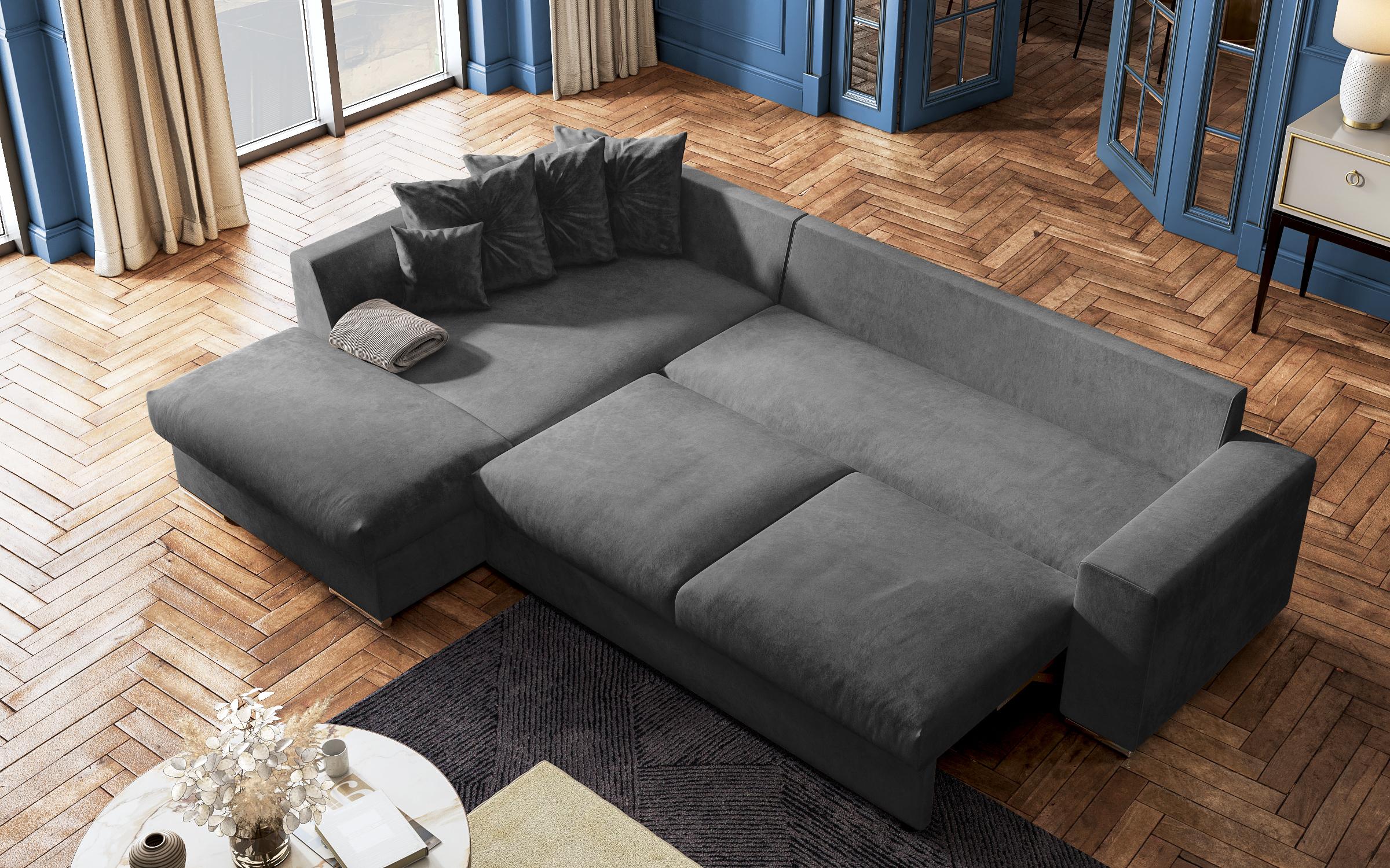 Coltar extensibil Roma, gri inchis  8