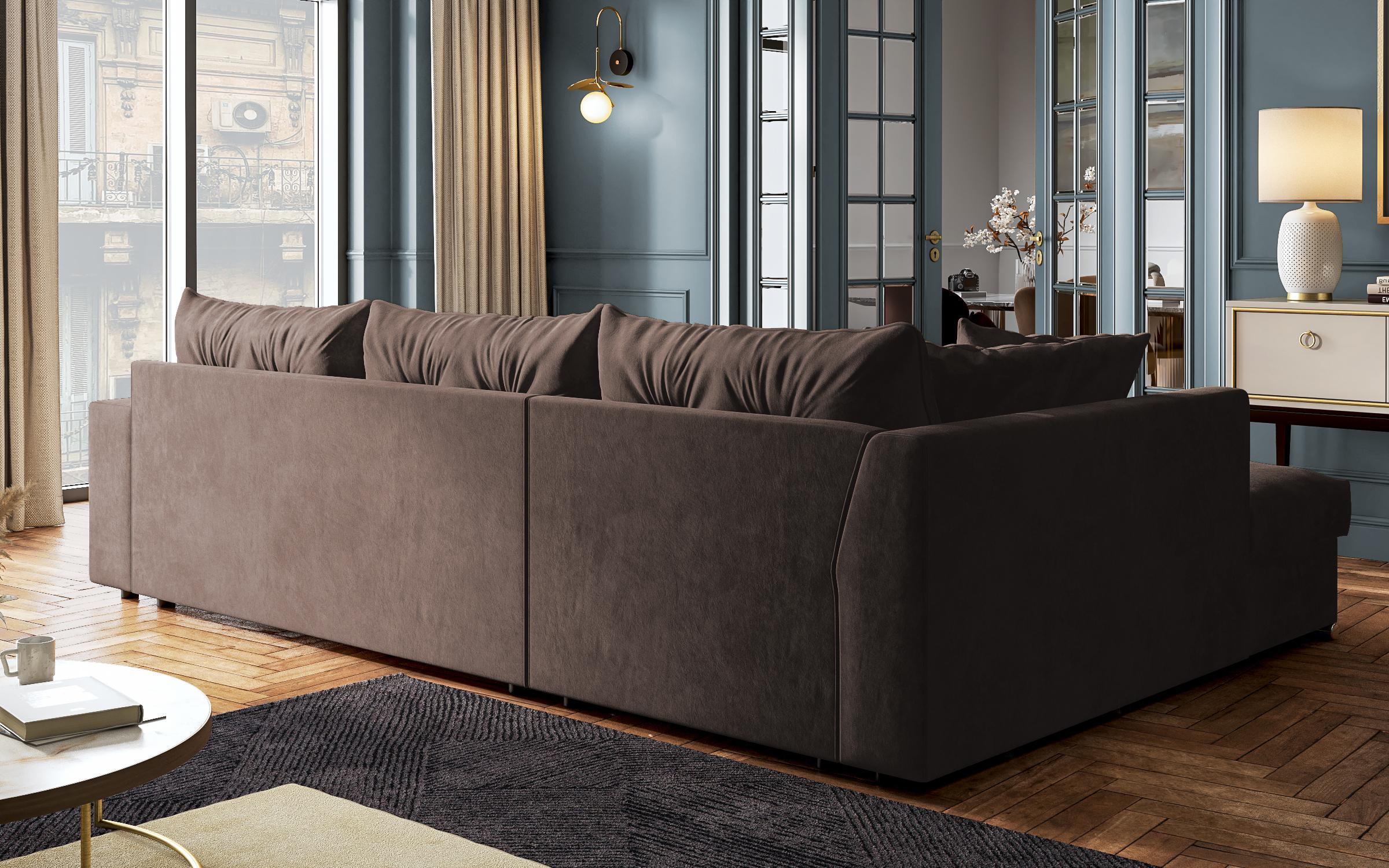 Coltar extensibil Roma, maro inchis  6