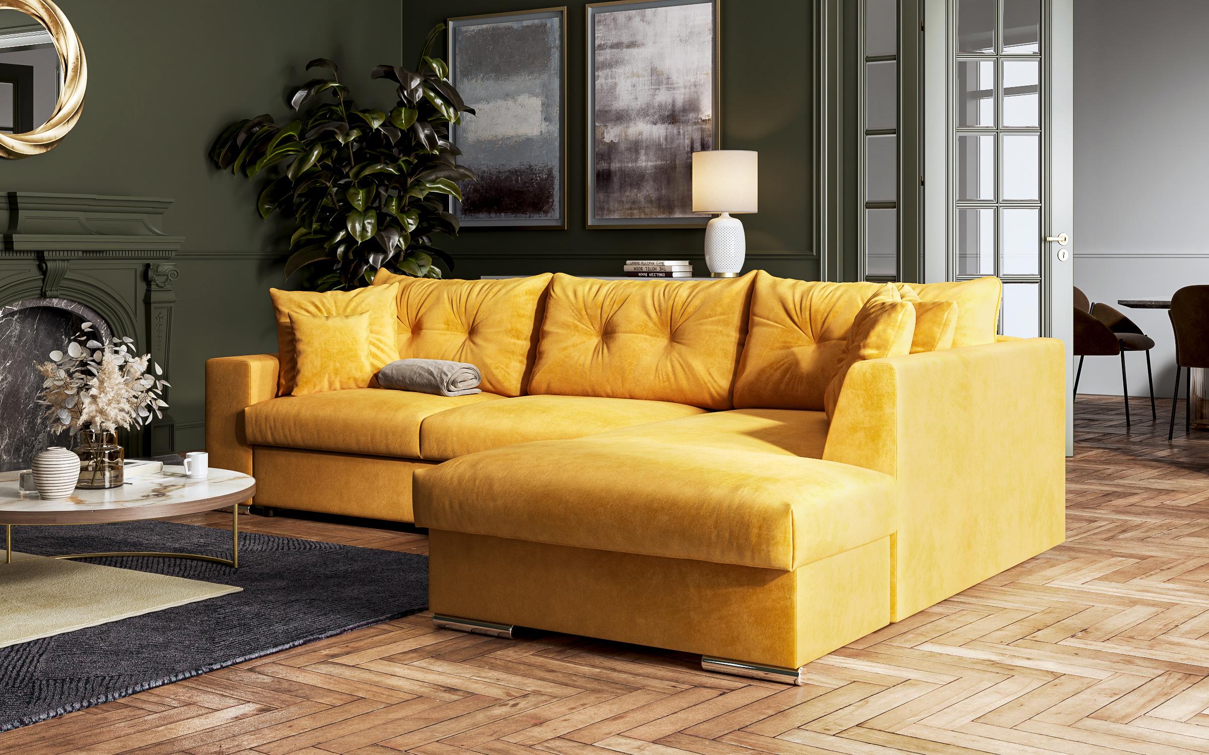 Coltar extensibil Roma, galben  3