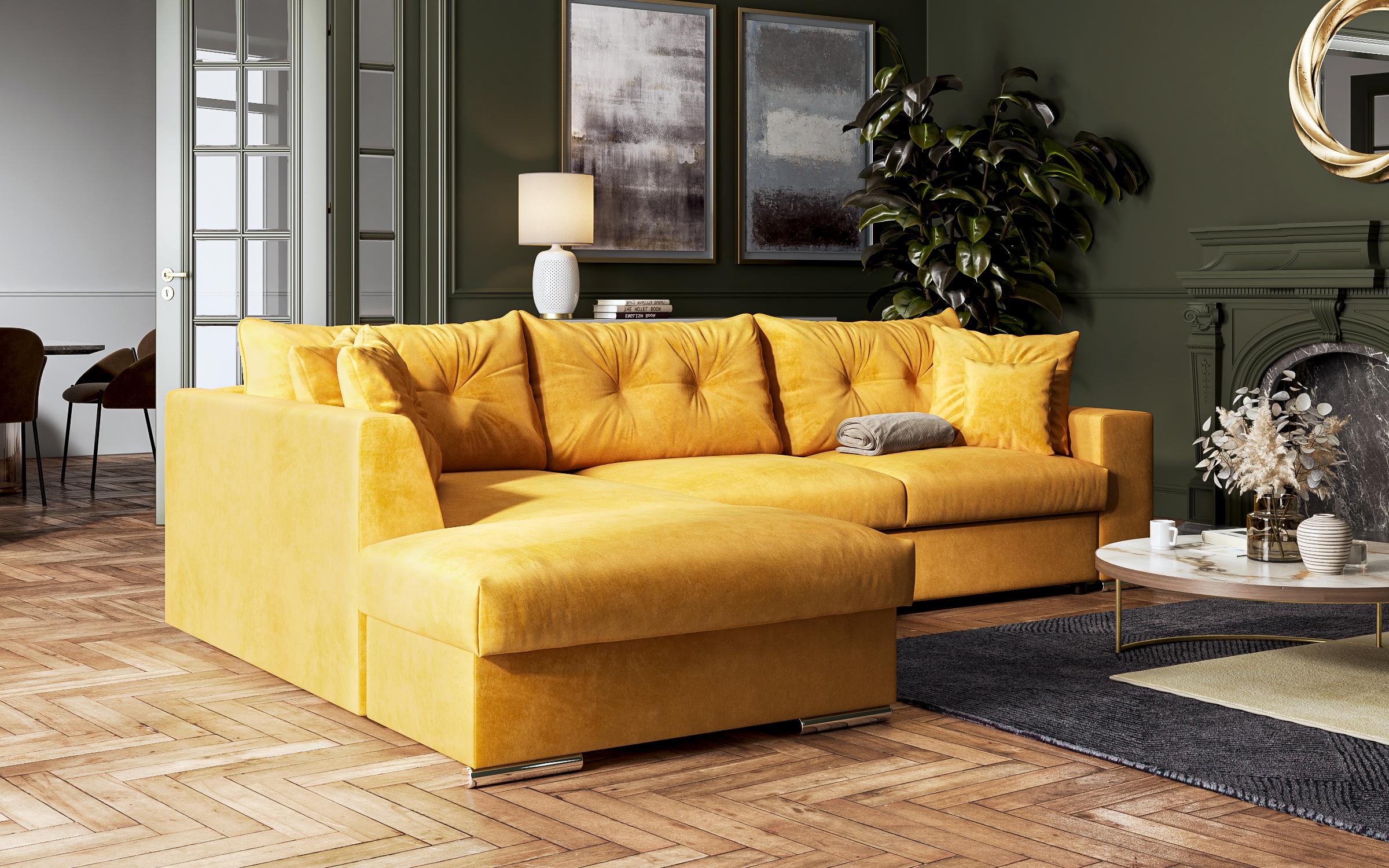 Coltar extensibil Roma, galben  3