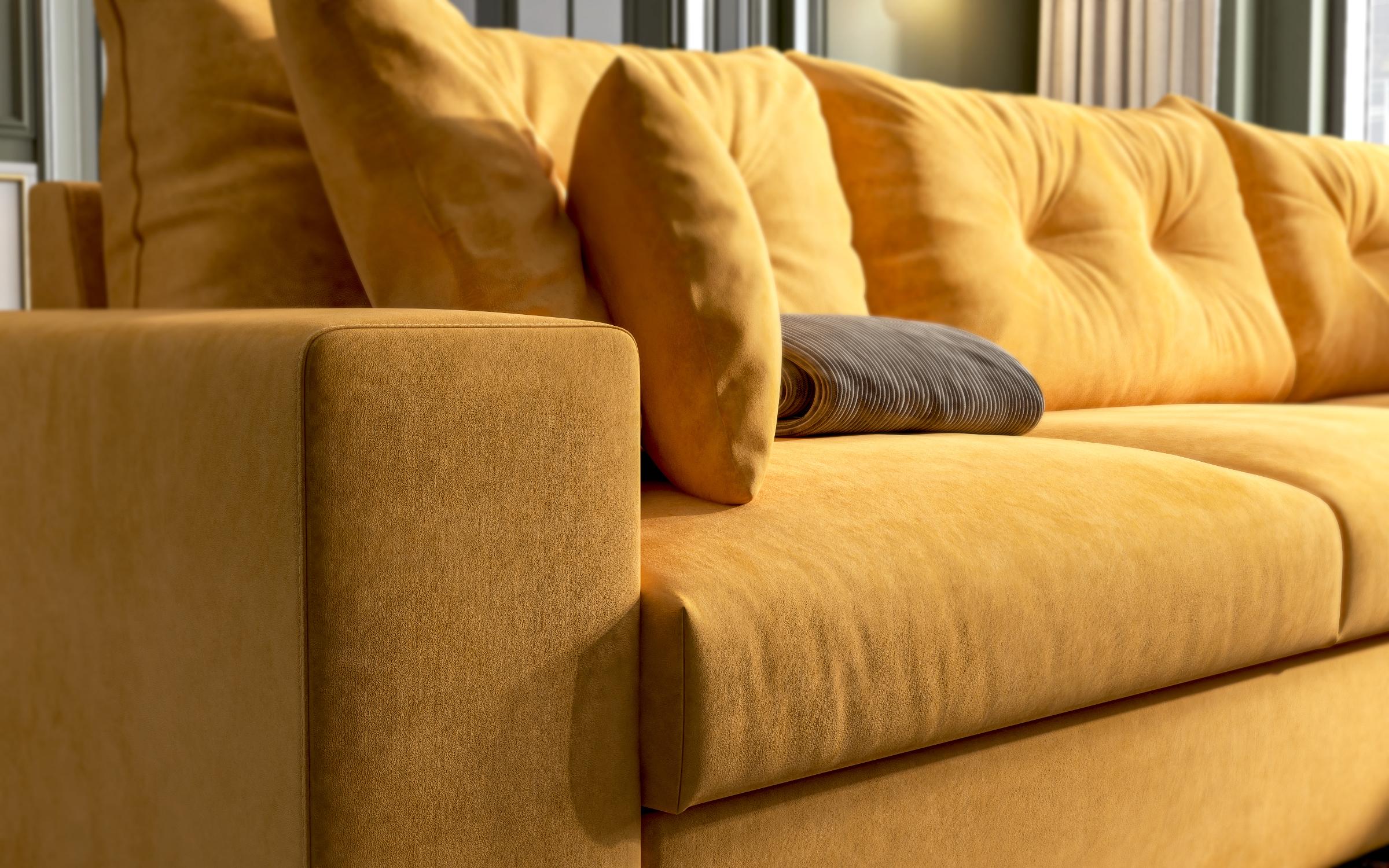 Coltar extensibil Roma, galben  4