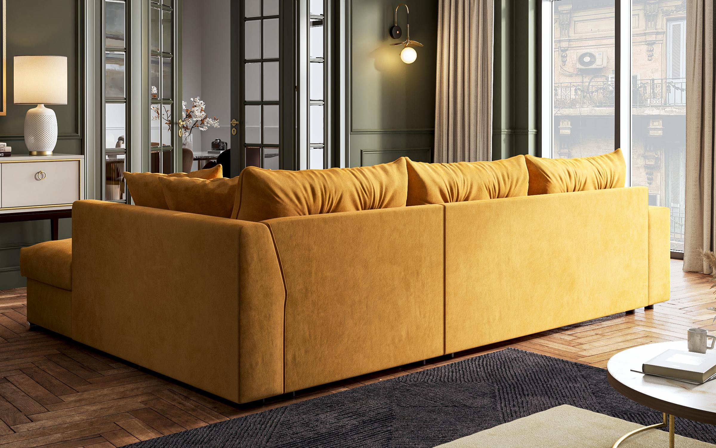 Coltar extensibil Roma, galben  6