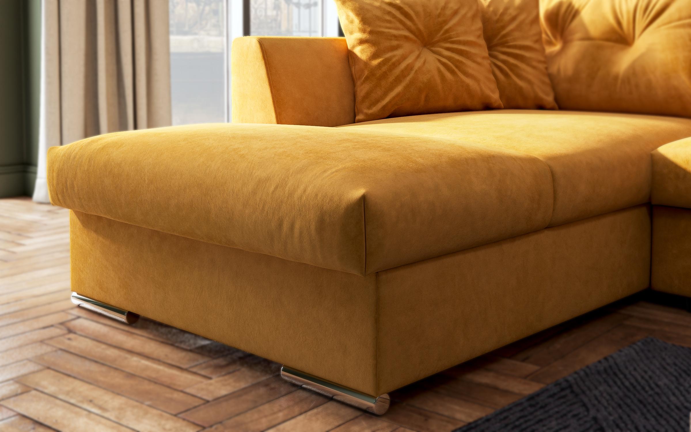 Coltar extensibil Roma, galben  8