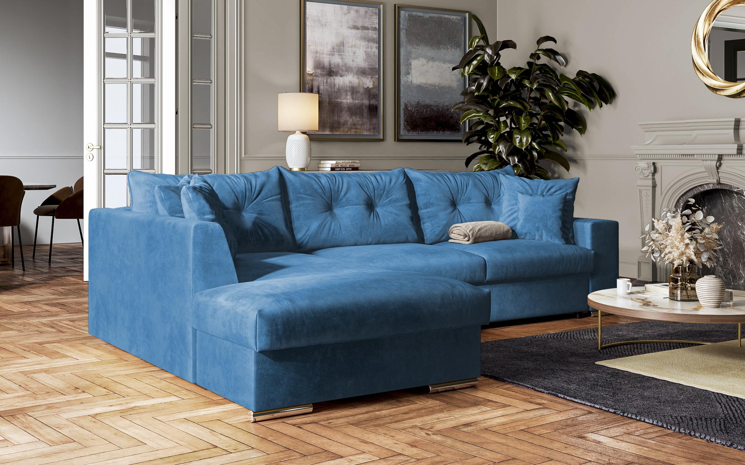 Coltar extensibil  Roma, albastru  3