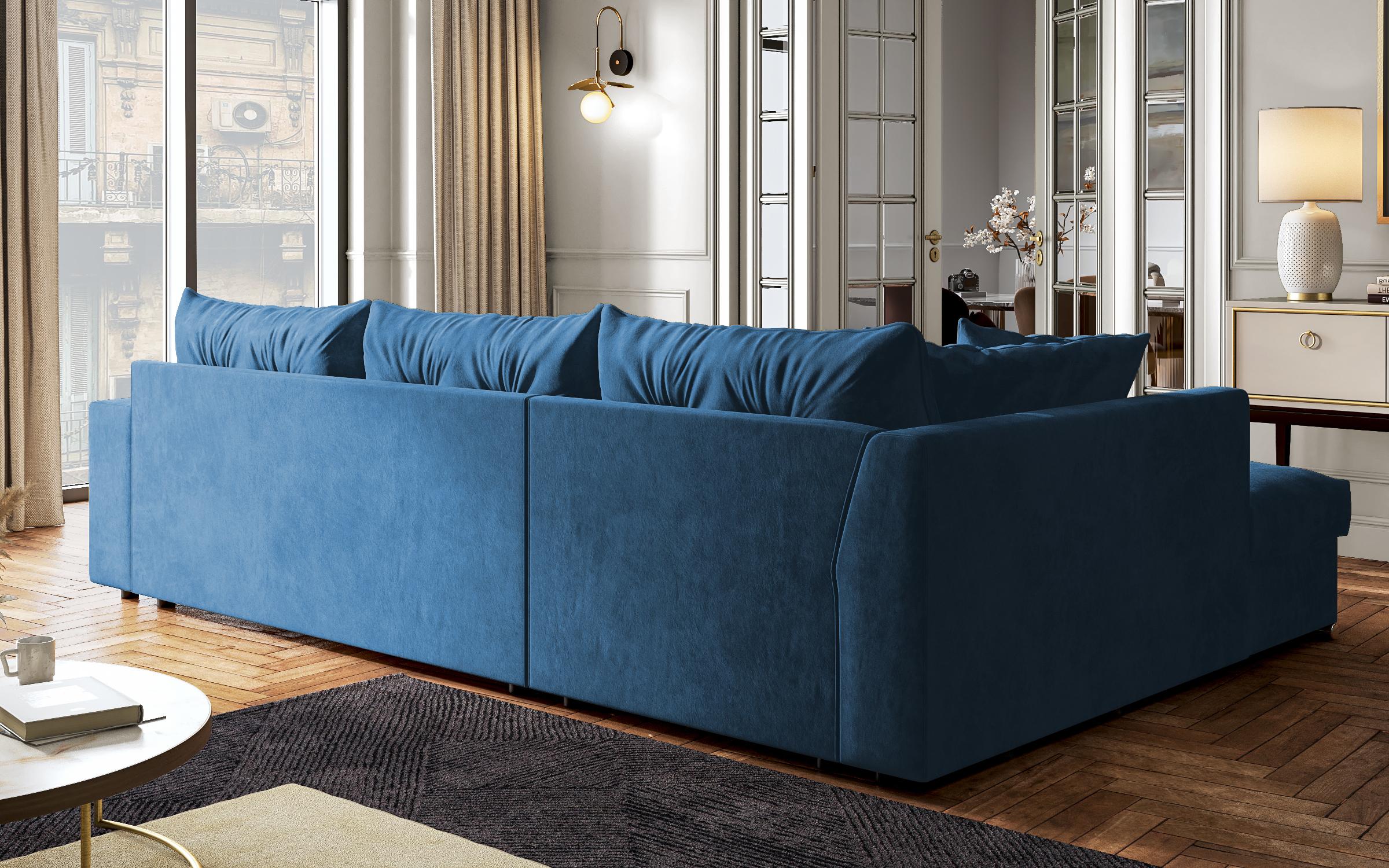 Coltar extensibil  Roma, albastru  6