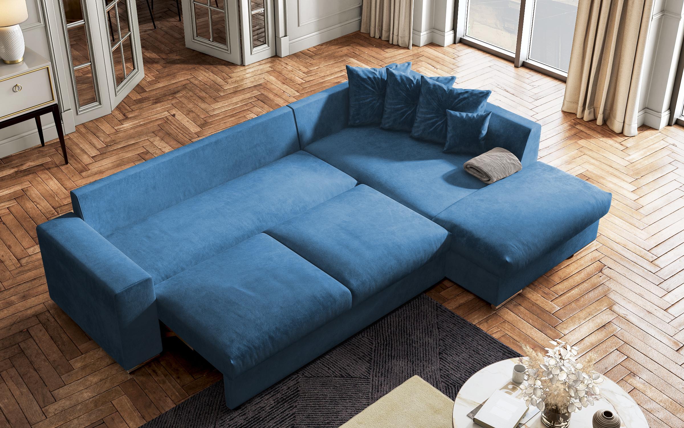 Coltar extensibil  Roma, albastru  7