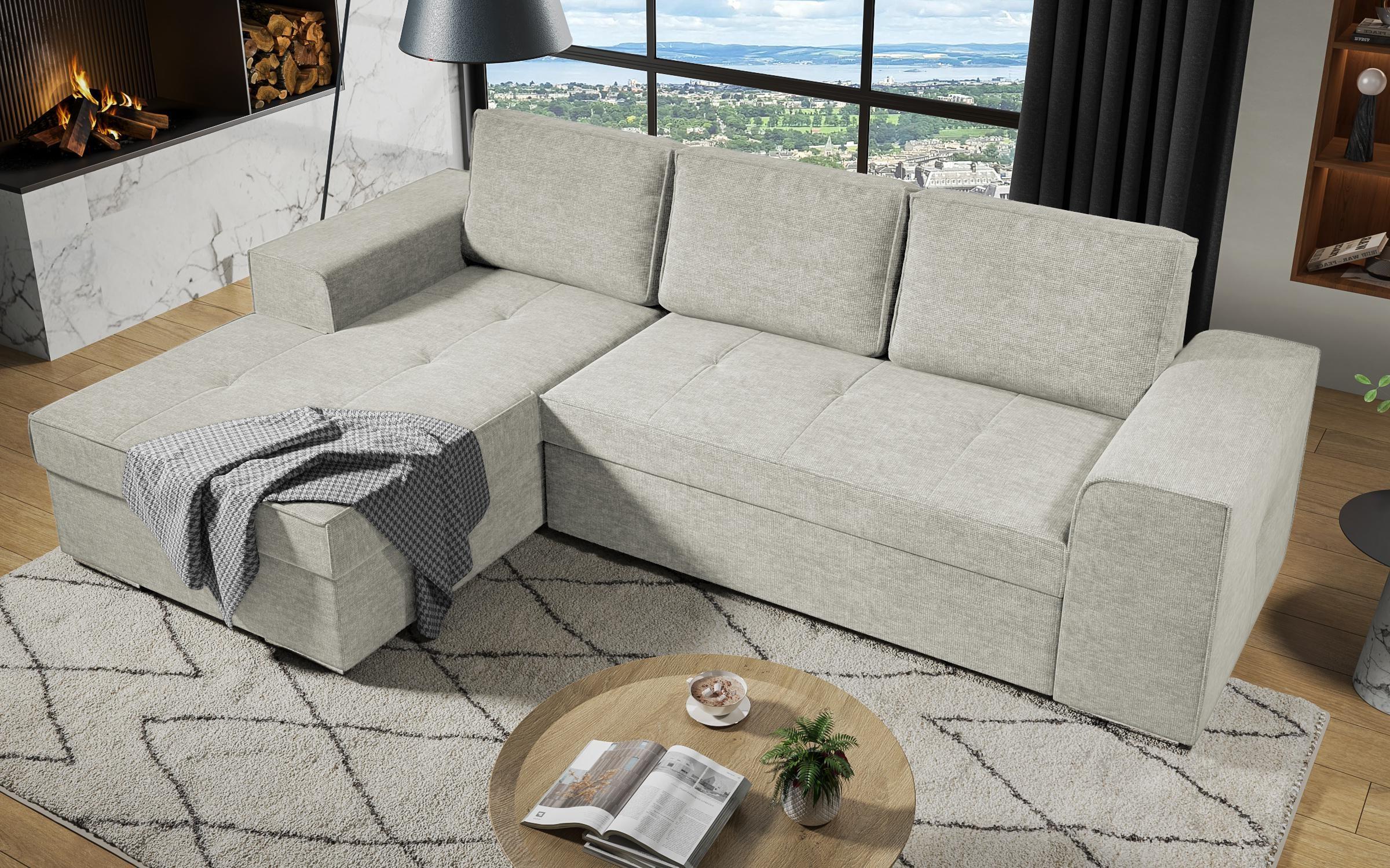 Coltar extensibil Tivoli, bej deschis  5