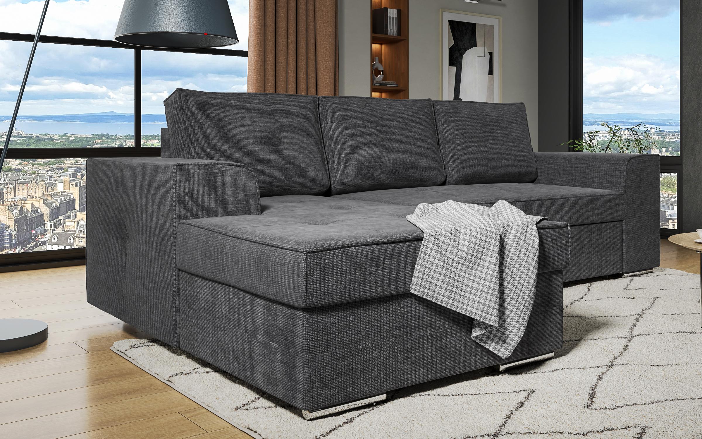 Coltar extensibil Tivoli, gri inchis  4