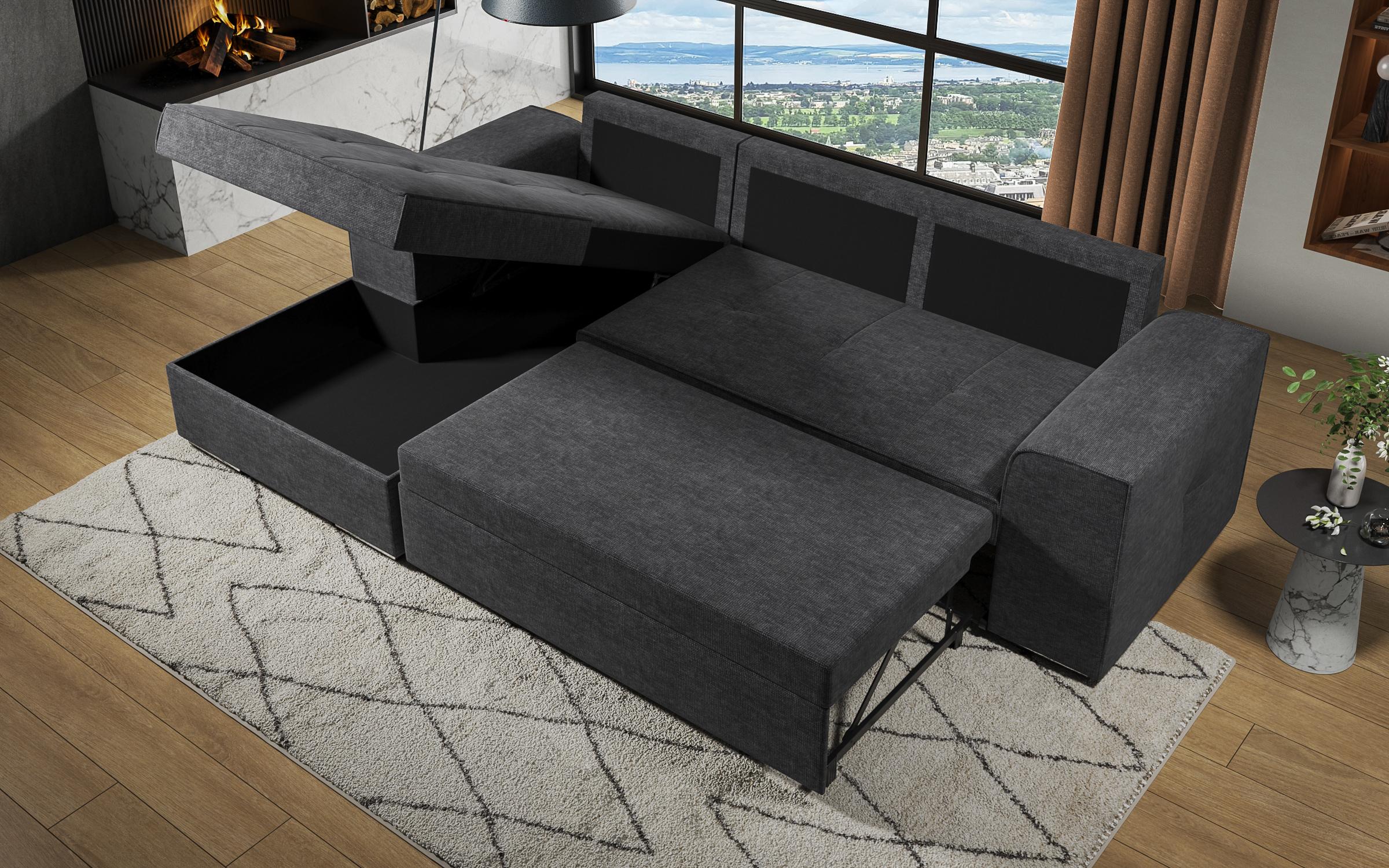 Coltar extensibil Tivoli, gri inchis  8