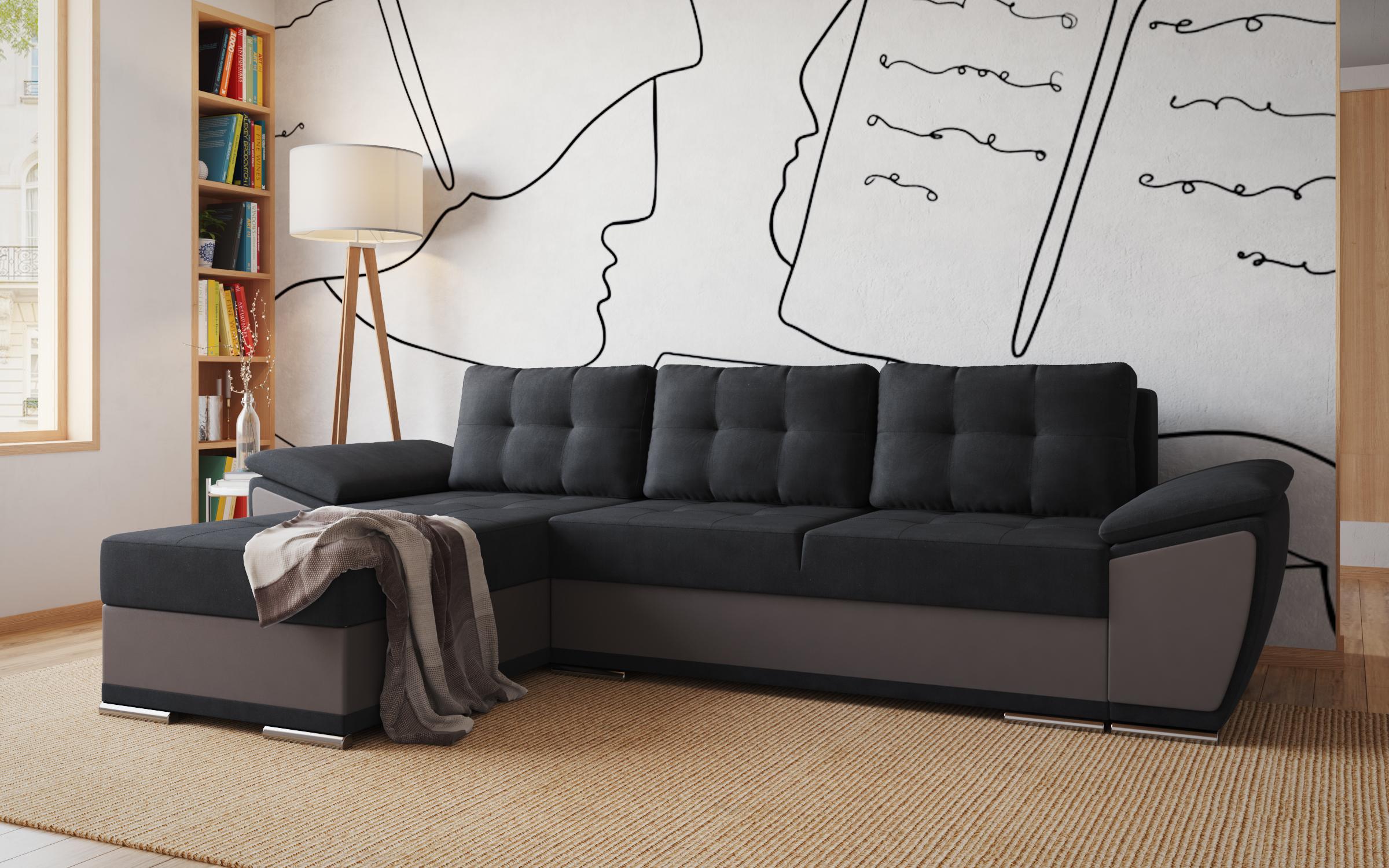 Coltar extensibil Tonino, grafit + gri  3