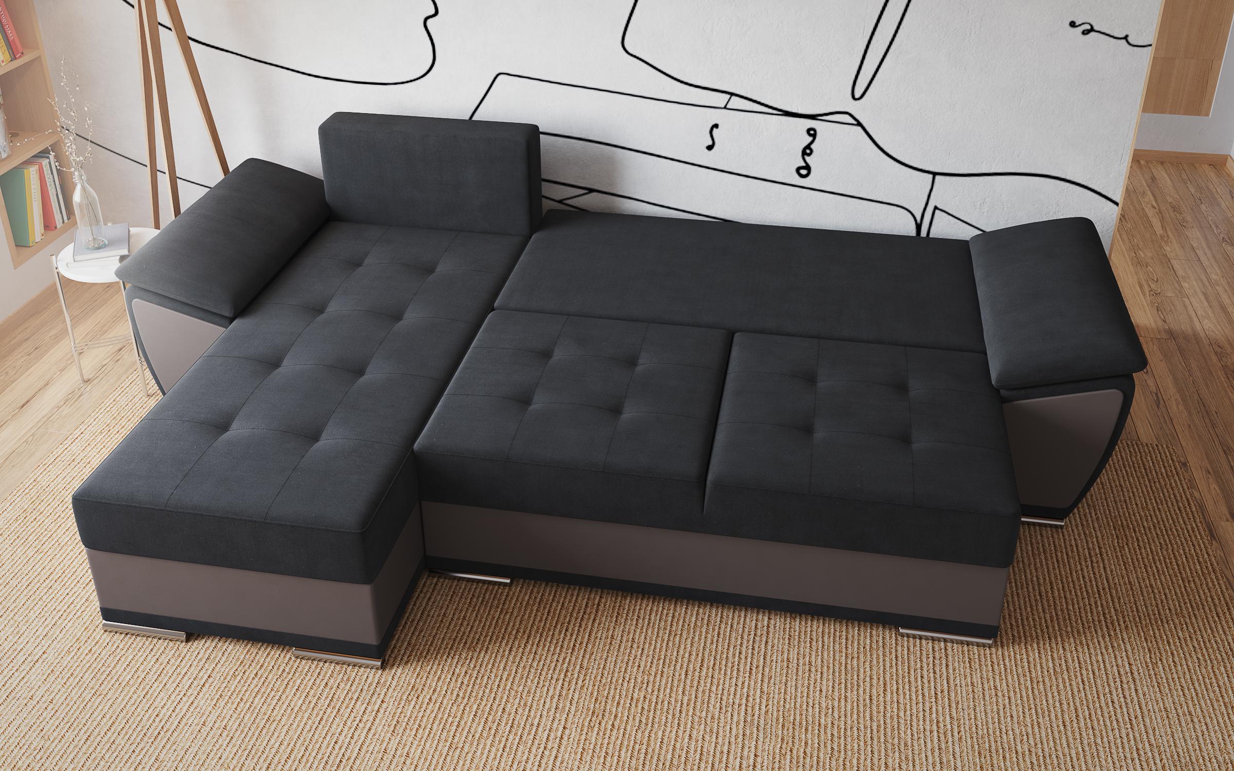 Coltar extensibil Tonino, grafit + gri  5