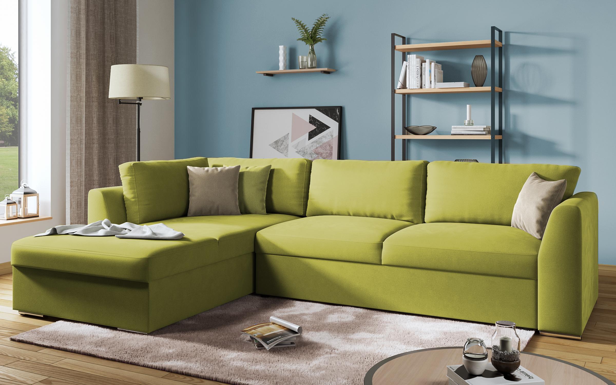Coltar extensibil Toscana, verde + maro deschis  3