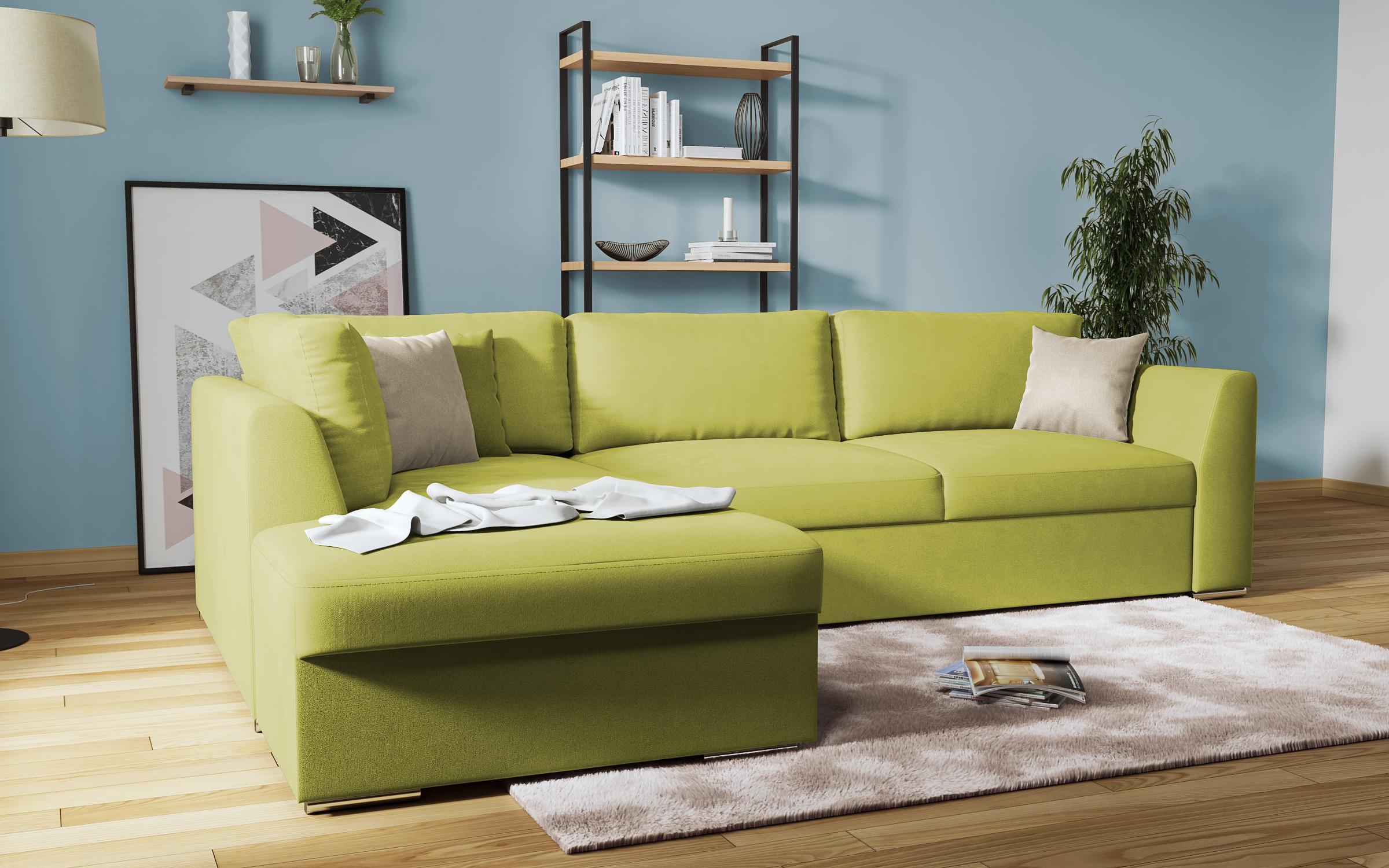 Coltar extensibil Toscana, verde + maro deschis  4