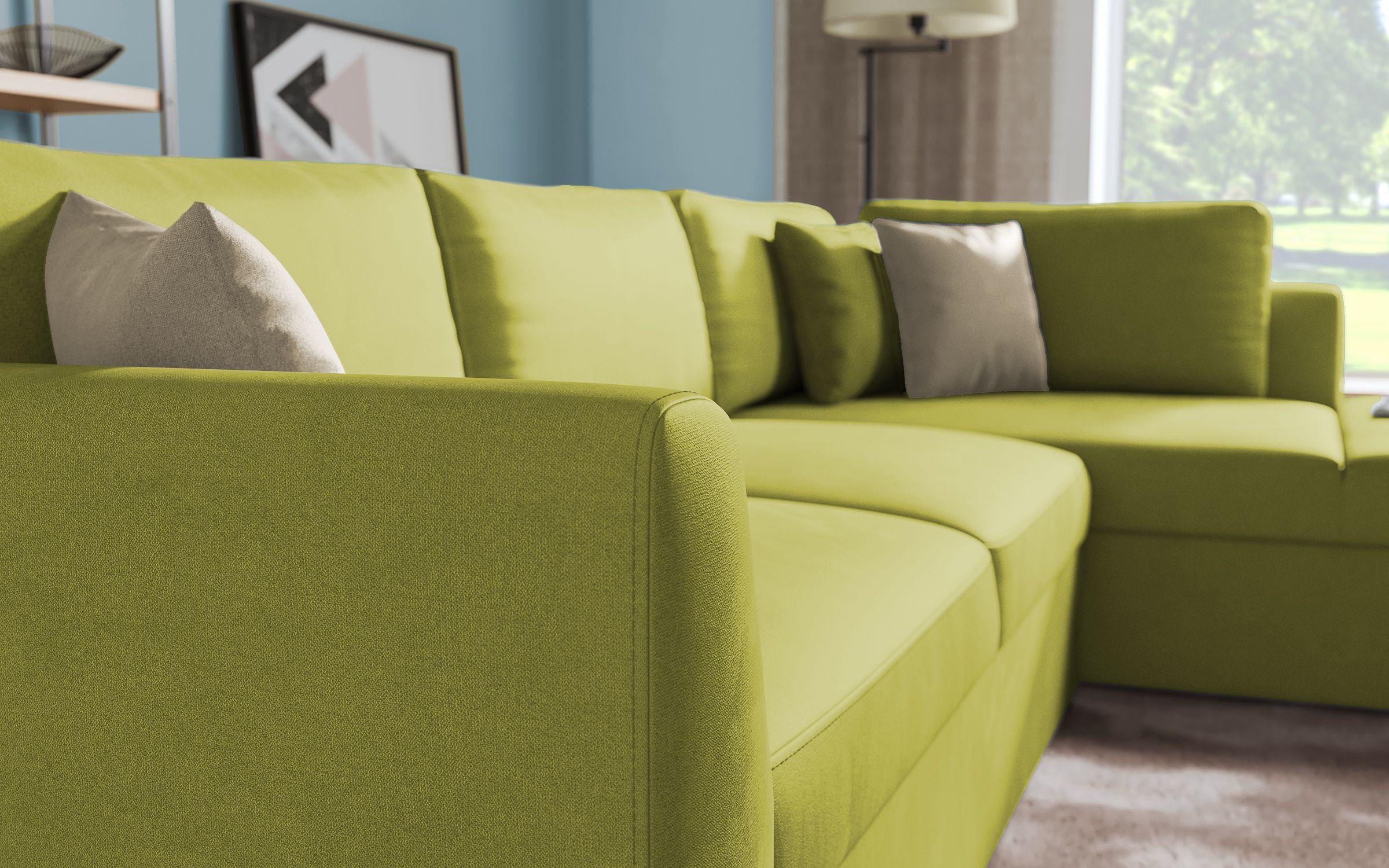 Coltar extensibil Toscana, verde + maro deschis  5