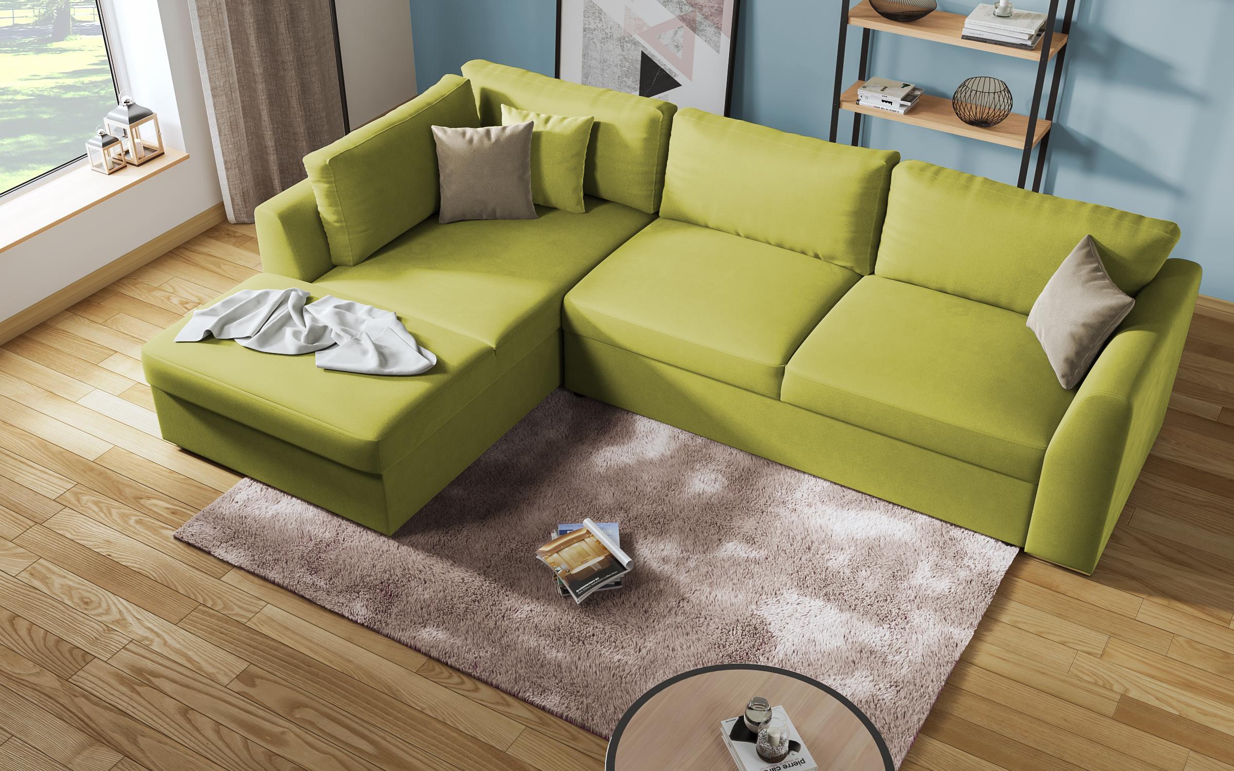 Coltar extensibil Toscana, verde + maro deschis  6