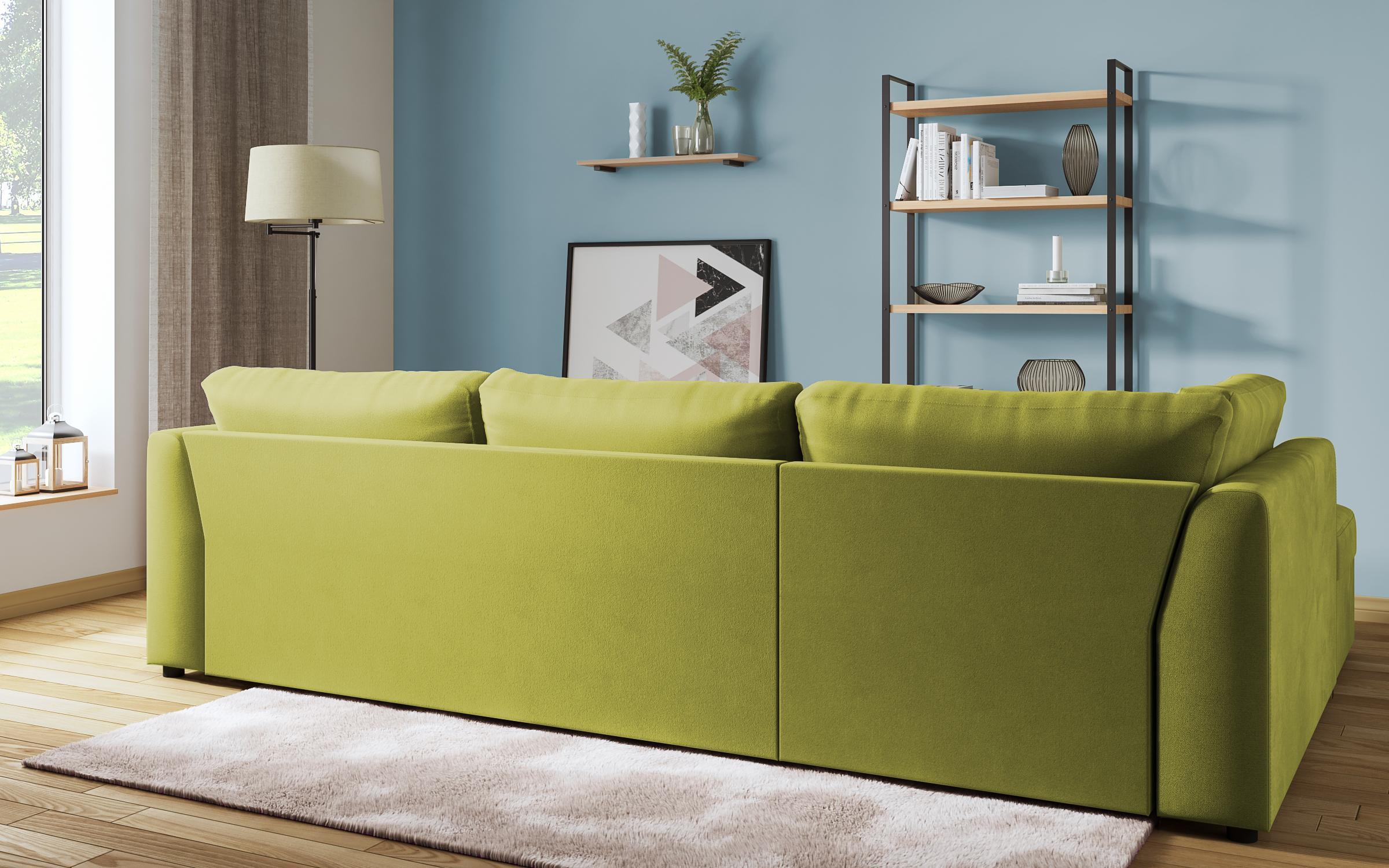 Coltar extensibil Toscana, verde + maro deschis  7