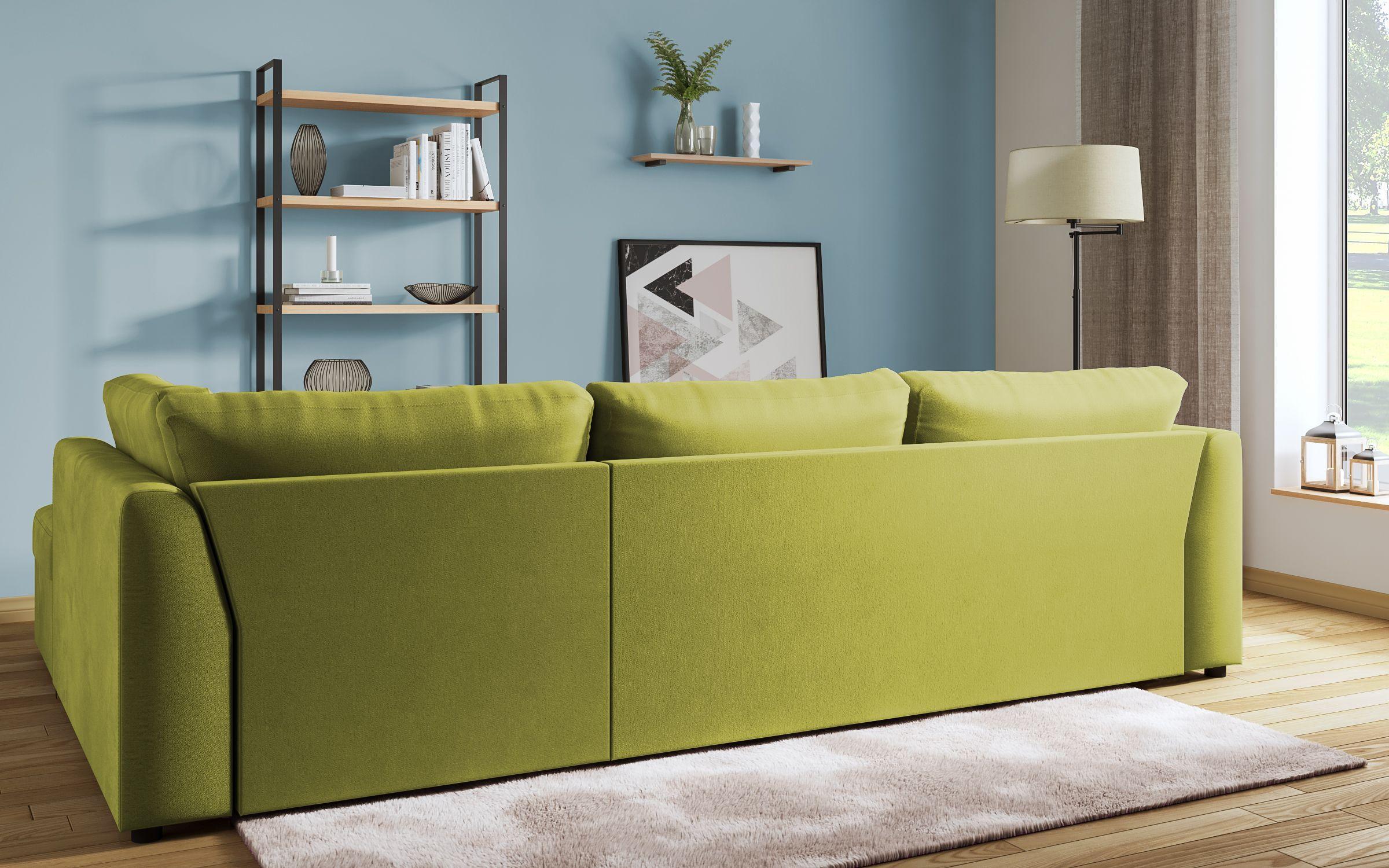 Coltar extensibil Toscana, verde + maro deschis  8