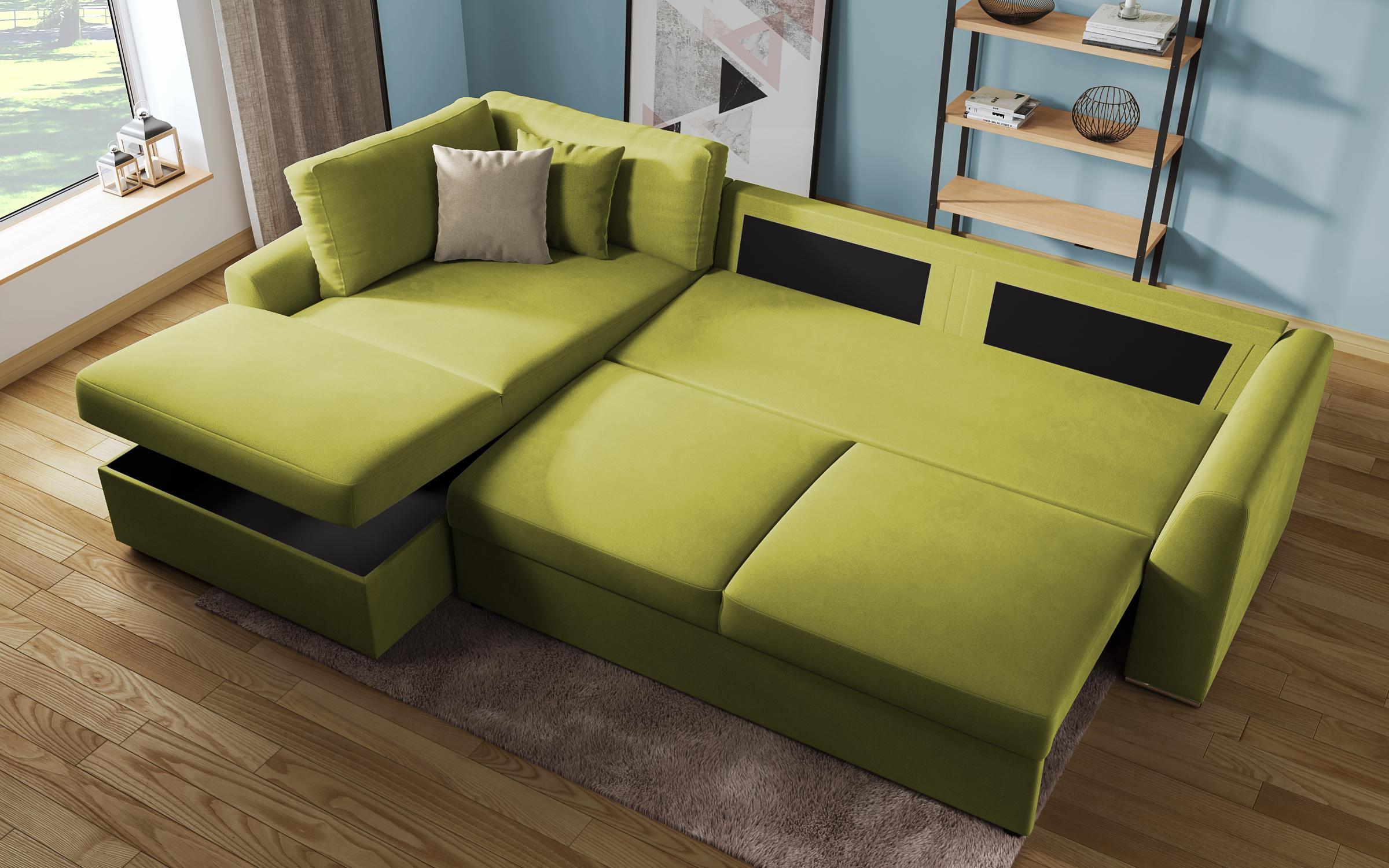 Coltar extensibil Toscana, verde + maro deschis  8