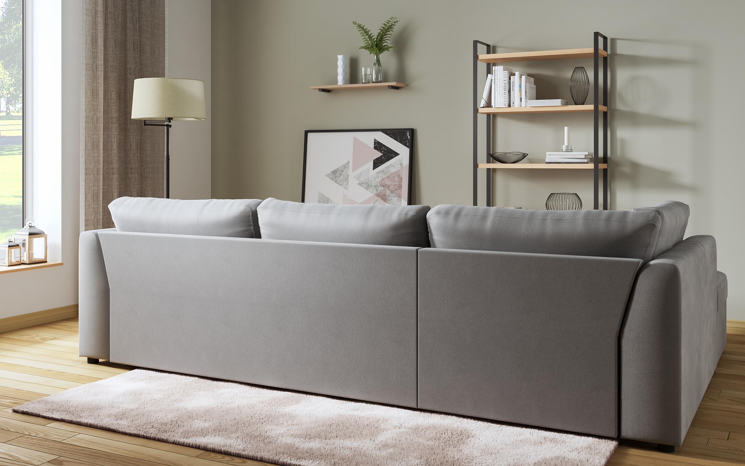 Coltar extensibil Toscana, gri deschis + gri inchis  7