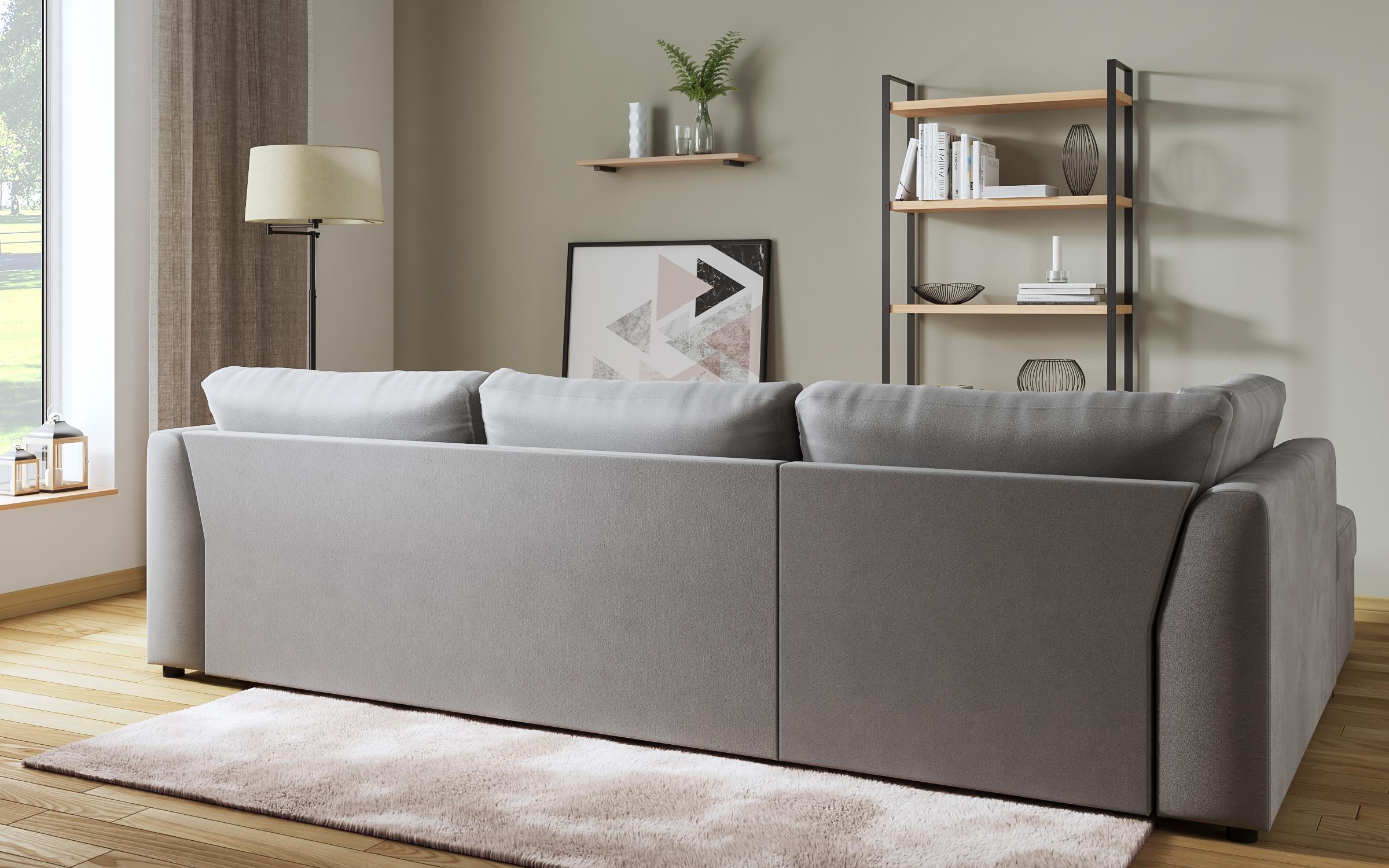 Coltar extensibil Toscana, gri deschis + gri inchis  7