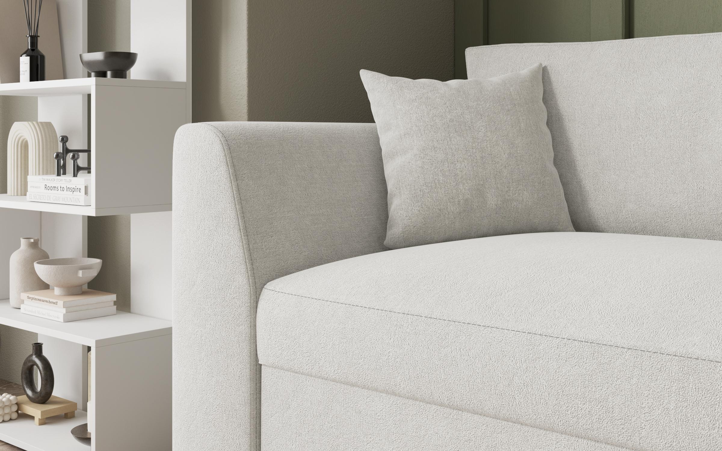 Coltar extensibil Toscana Supreme, alb  5