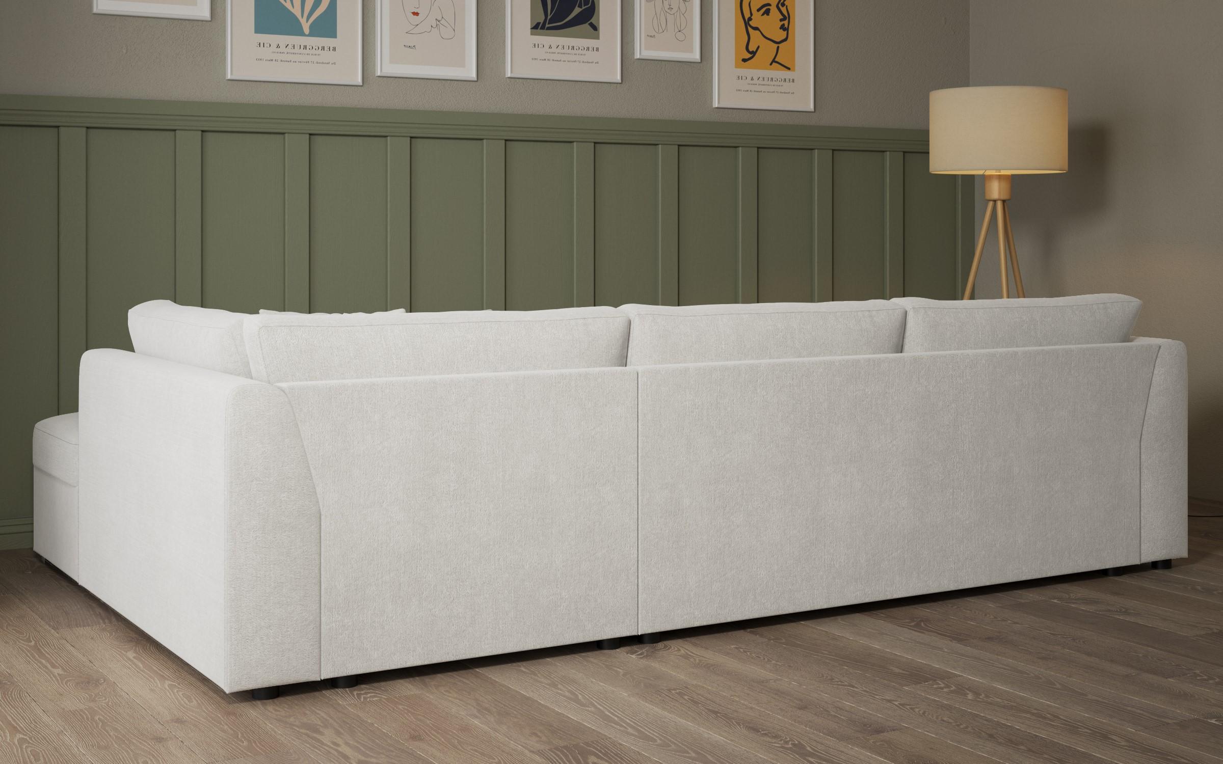 Раскладной угловой диван Тоскана Supreme, белый  7