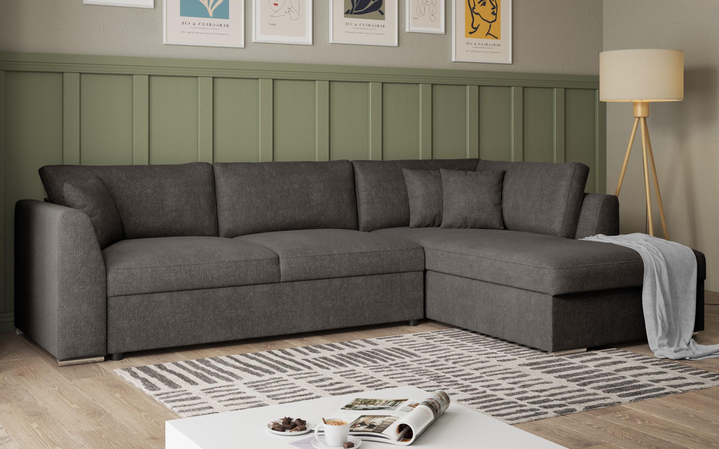 Coltar extensibil Toscana Supreme, gri-maroniu  3