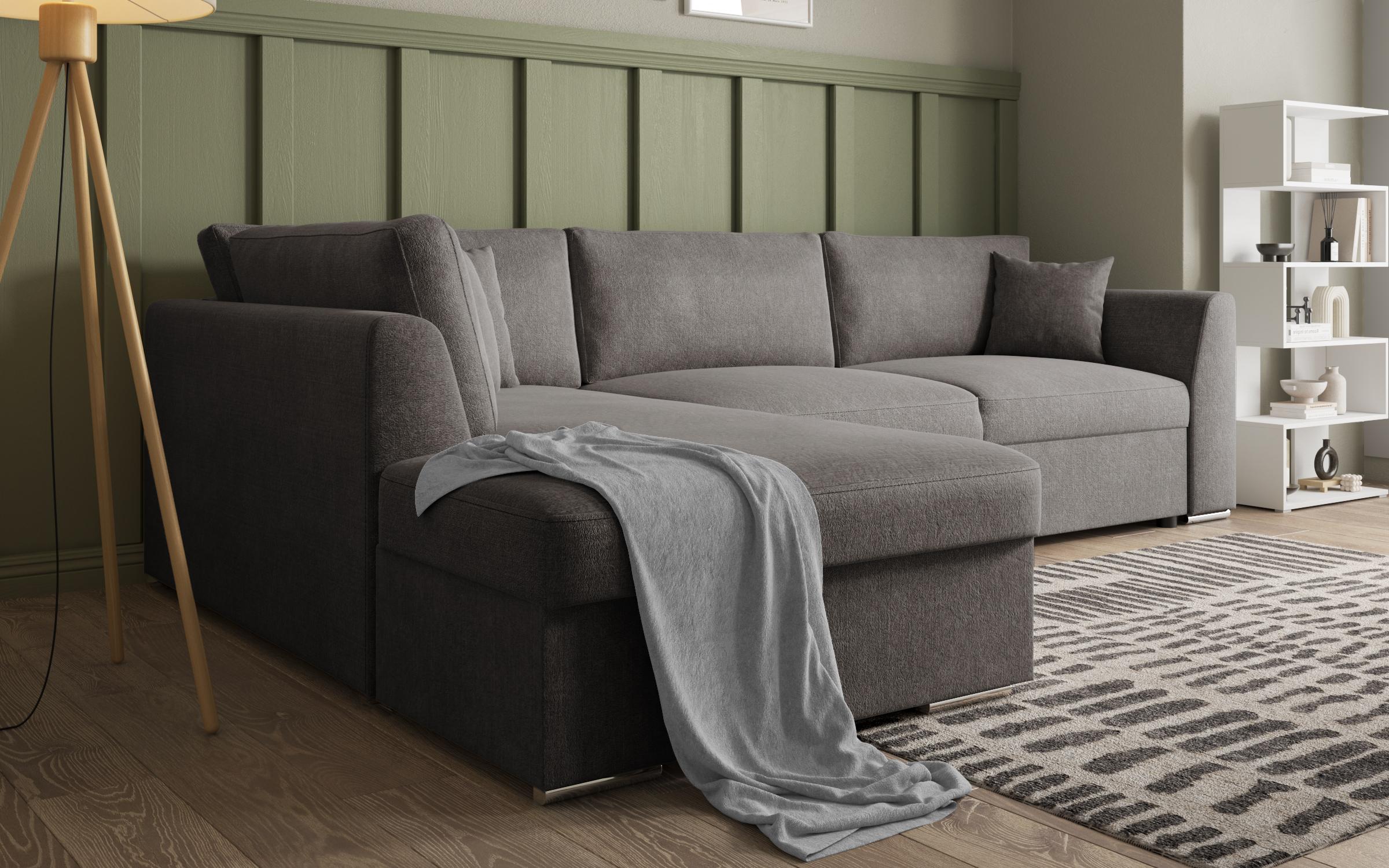 Coltar extensibil Toscana Supreme, gri-maroniu  4