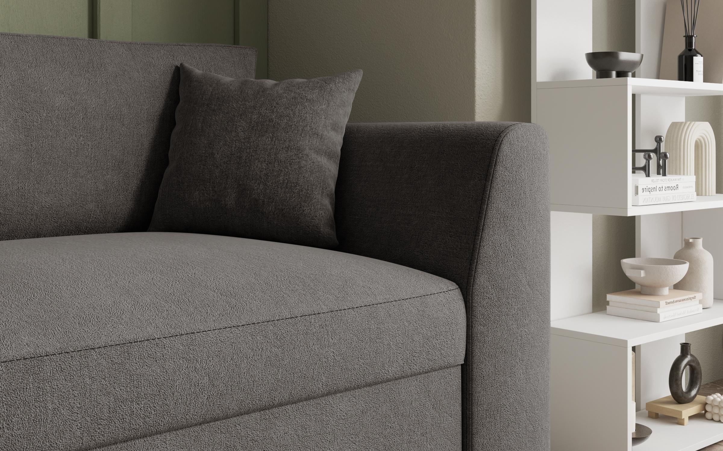 Coltar extensibil Toscana Supreme, gri-maroniu  5