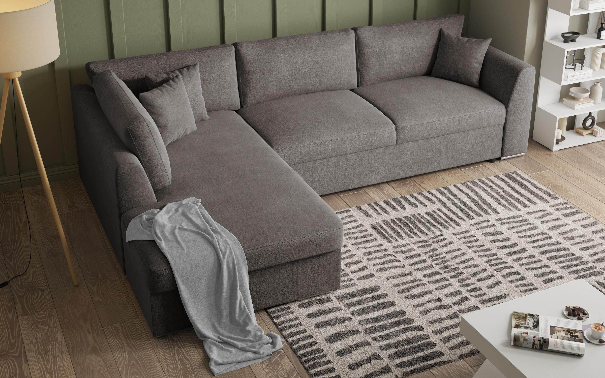 Coltar extensibil Toscana Supreme, gri-maroniu  6
