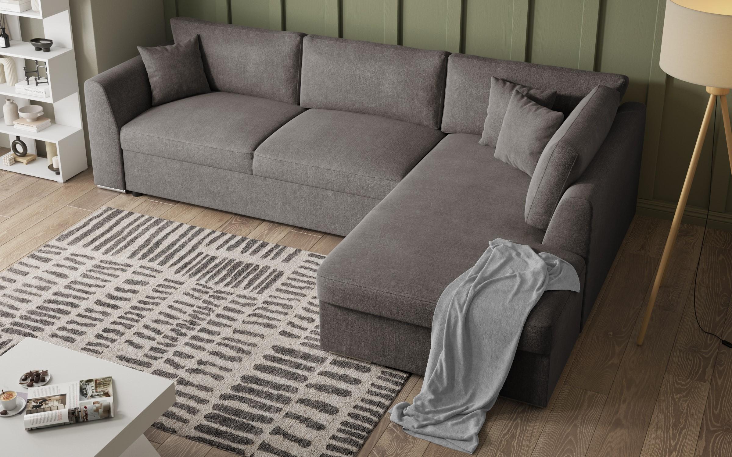 Coltar extensibil Toscana Supreme, gri-maroniu  6