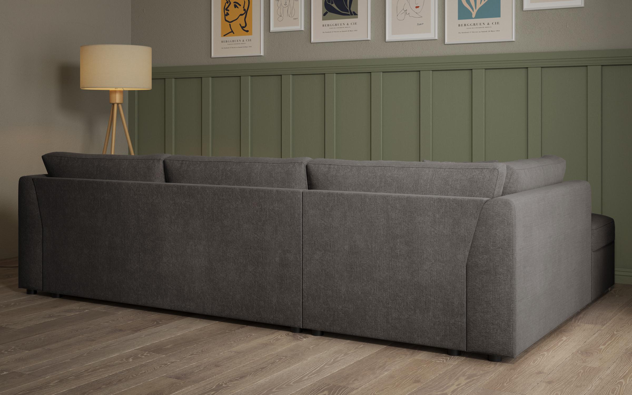 Coltar extensibil Toscana Supreme, gri-maroniu  7