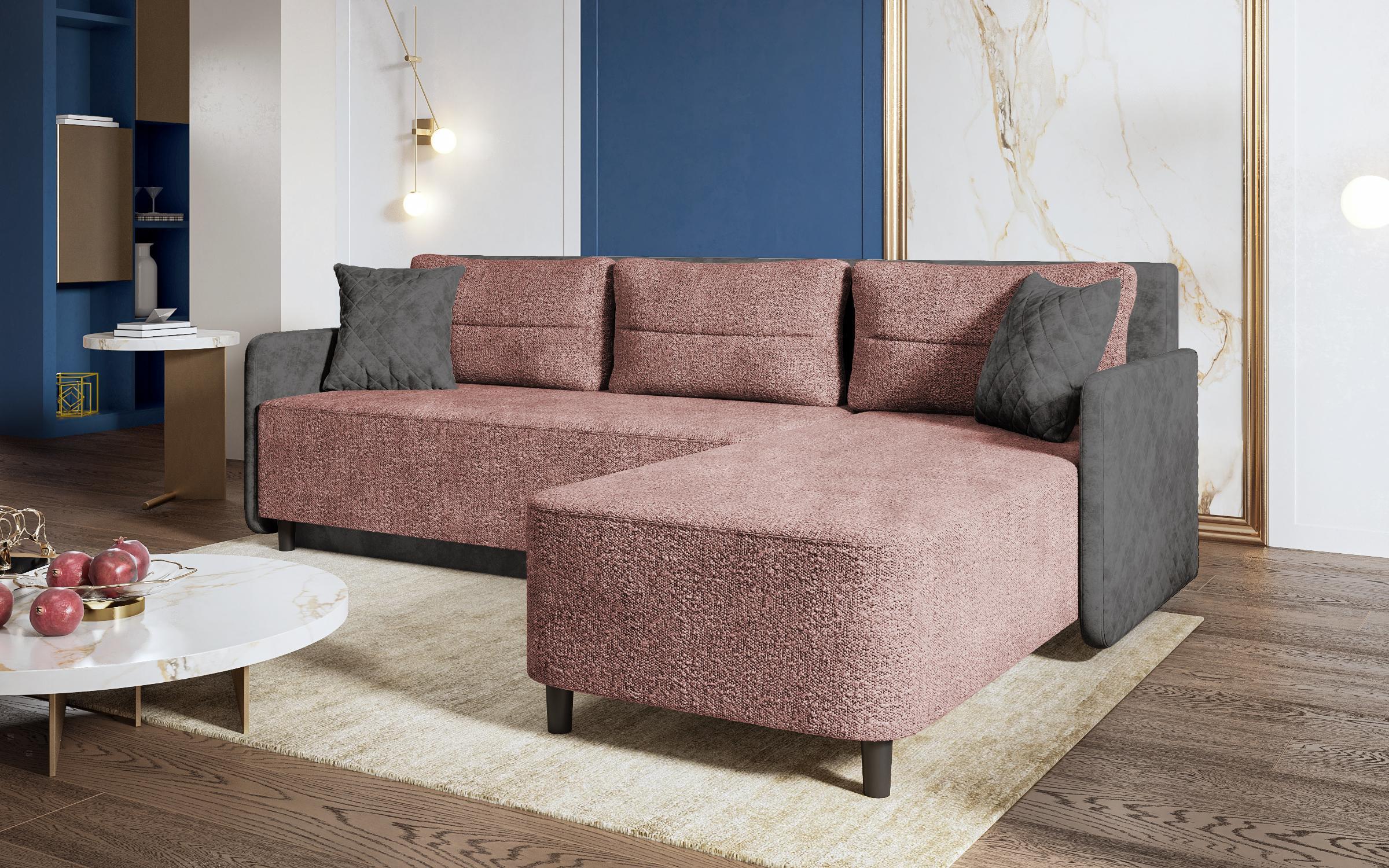 Coltar extensibil Vicard, roz inchis + antracit  4