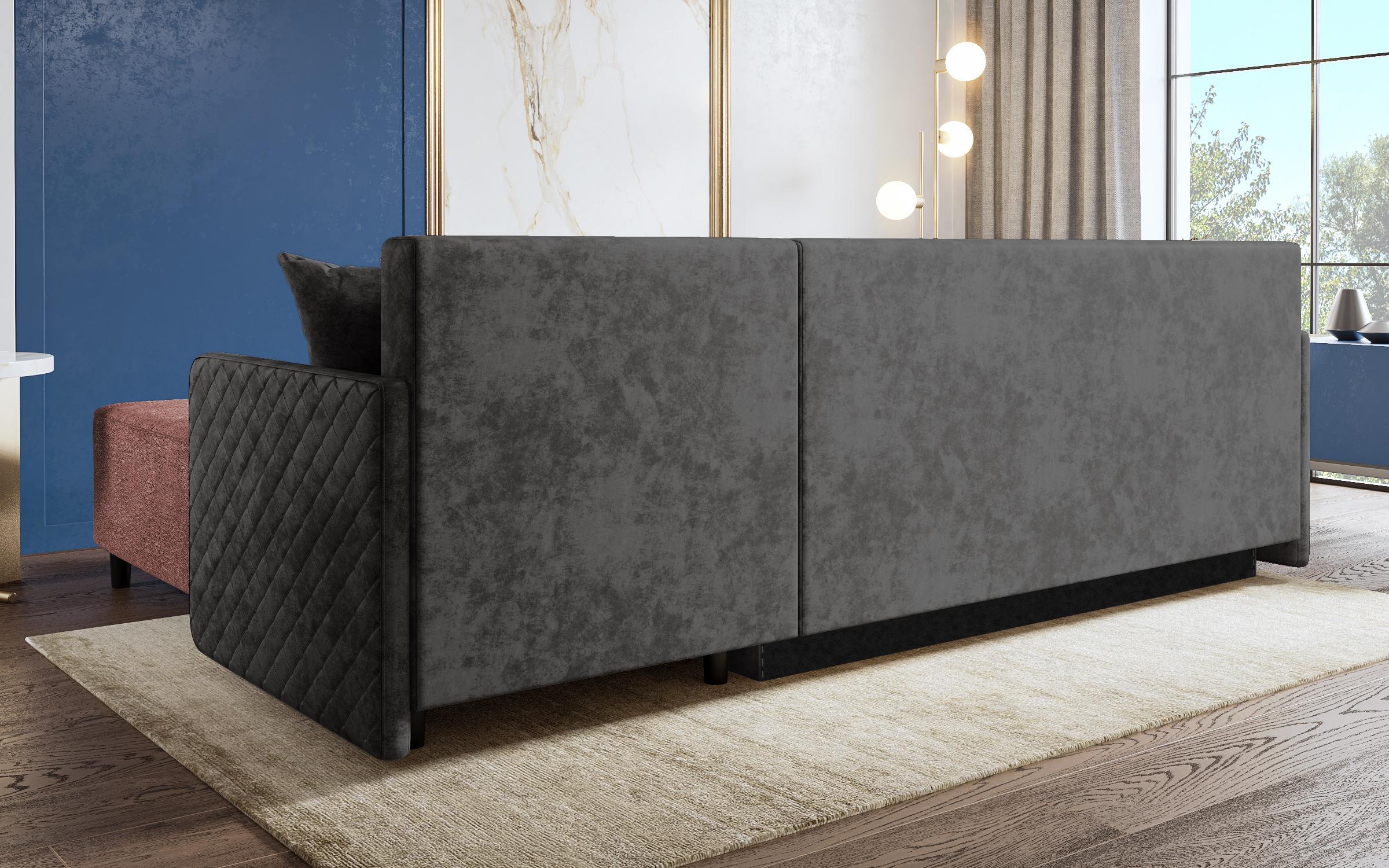 Coltar extensibil Vicard, roz inchis + antracit  8