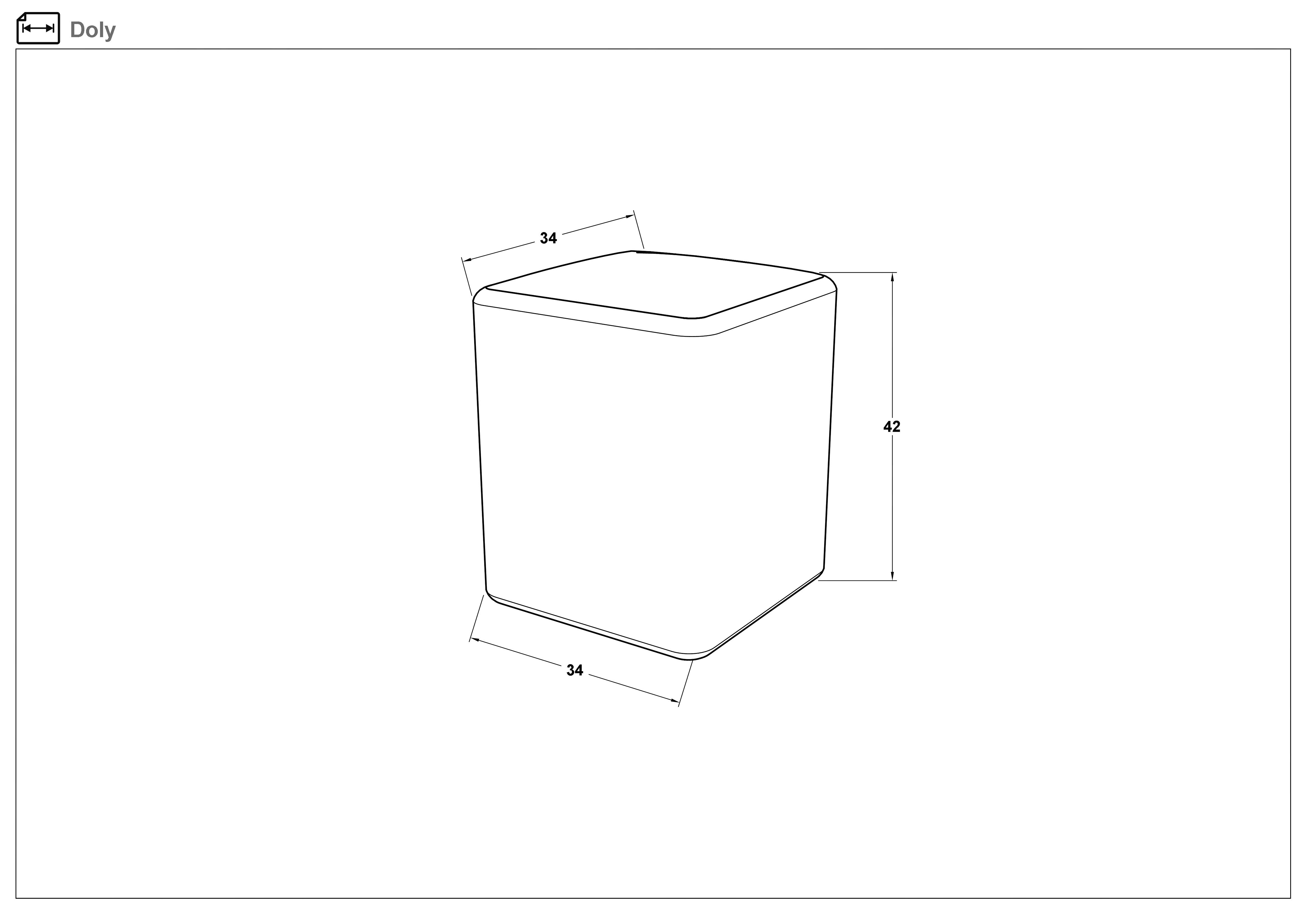 Пуф Долли, бежевый  2