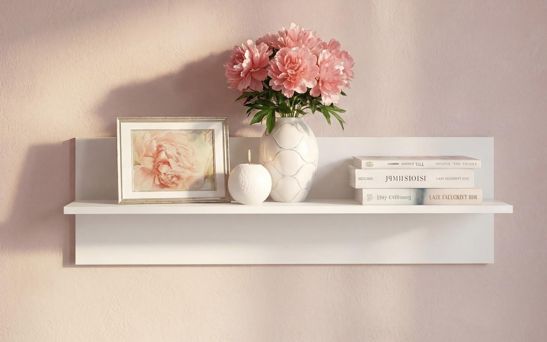 Etajera Mira, alb  3