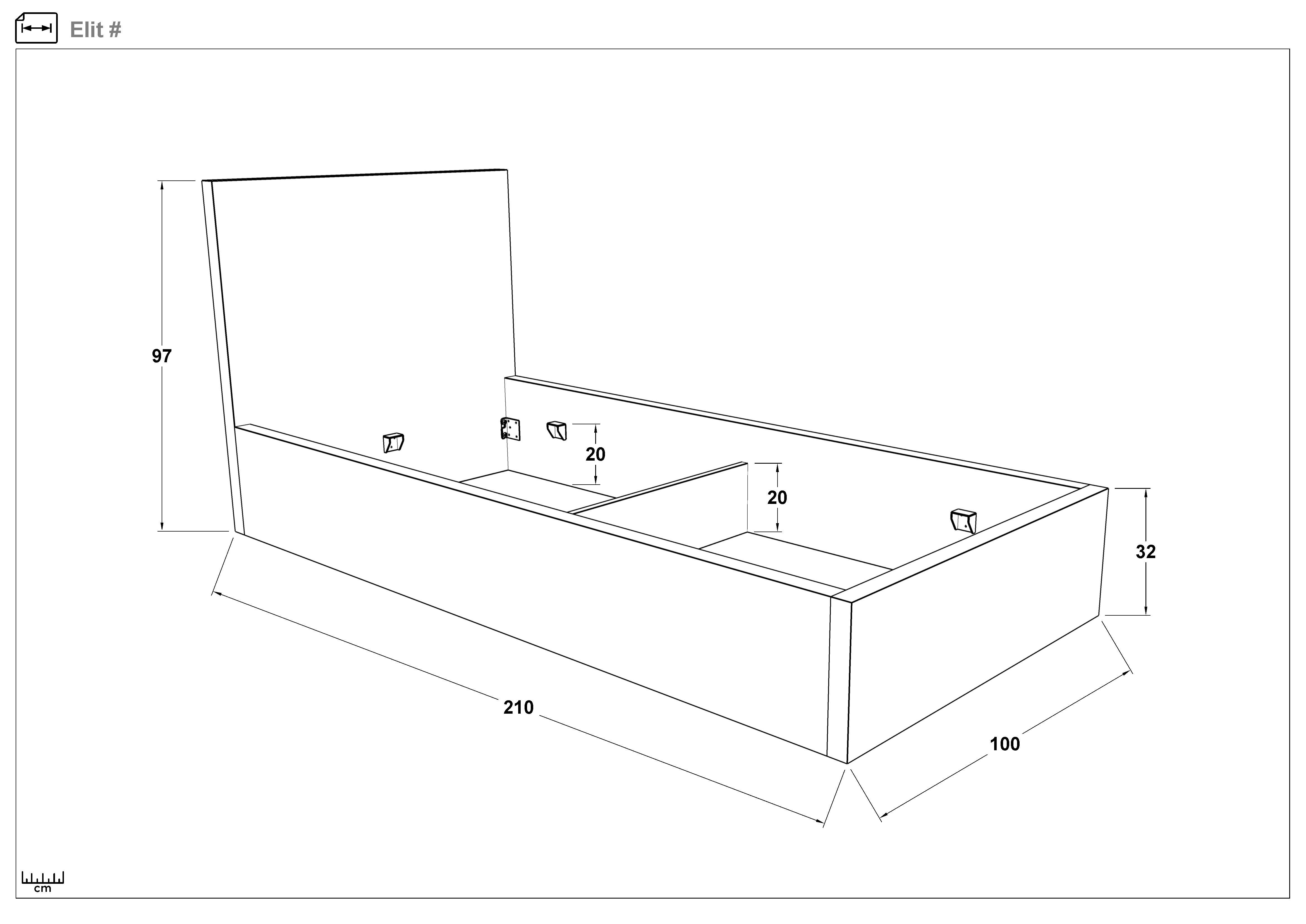 Pat 90/200 Elit, bej inchis  2