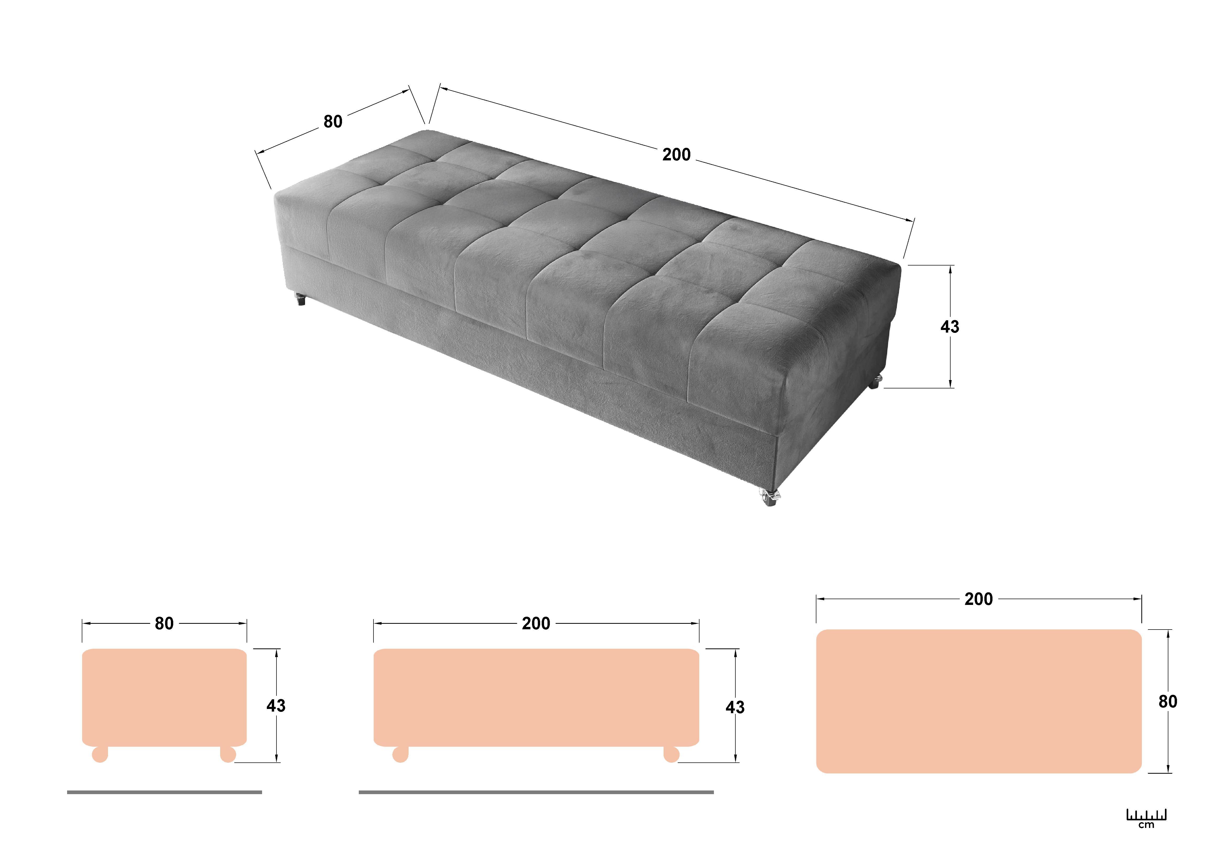 Кровать-кушетка Элиз,   2