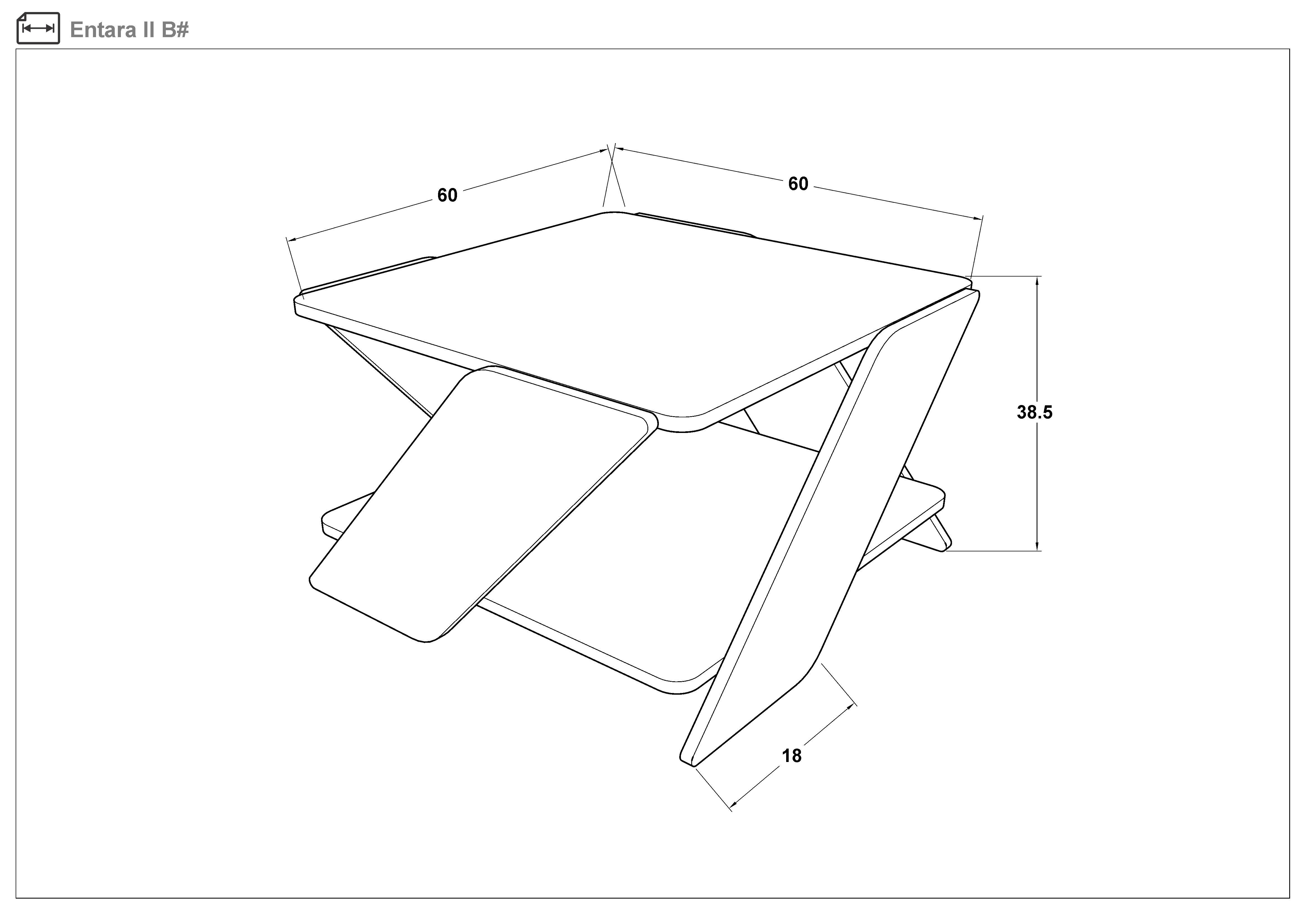 Set 2 buc. masuta de cafea Entara, alb lucios + Magma  2