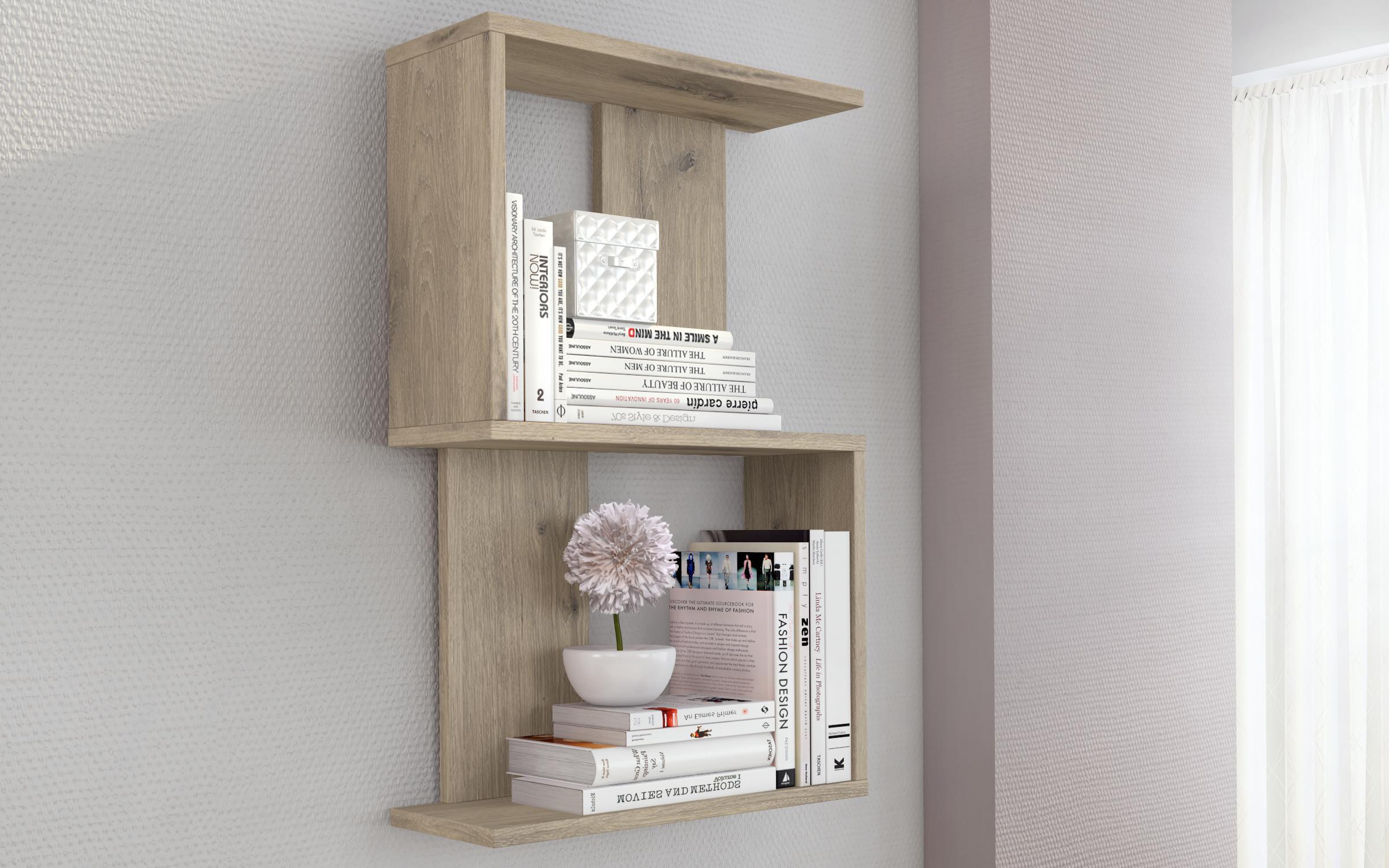 Etajera Dara, stejar scandinav deschis  1