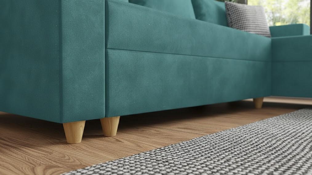 Coltar extensibil Fabiola, turcoaz  10