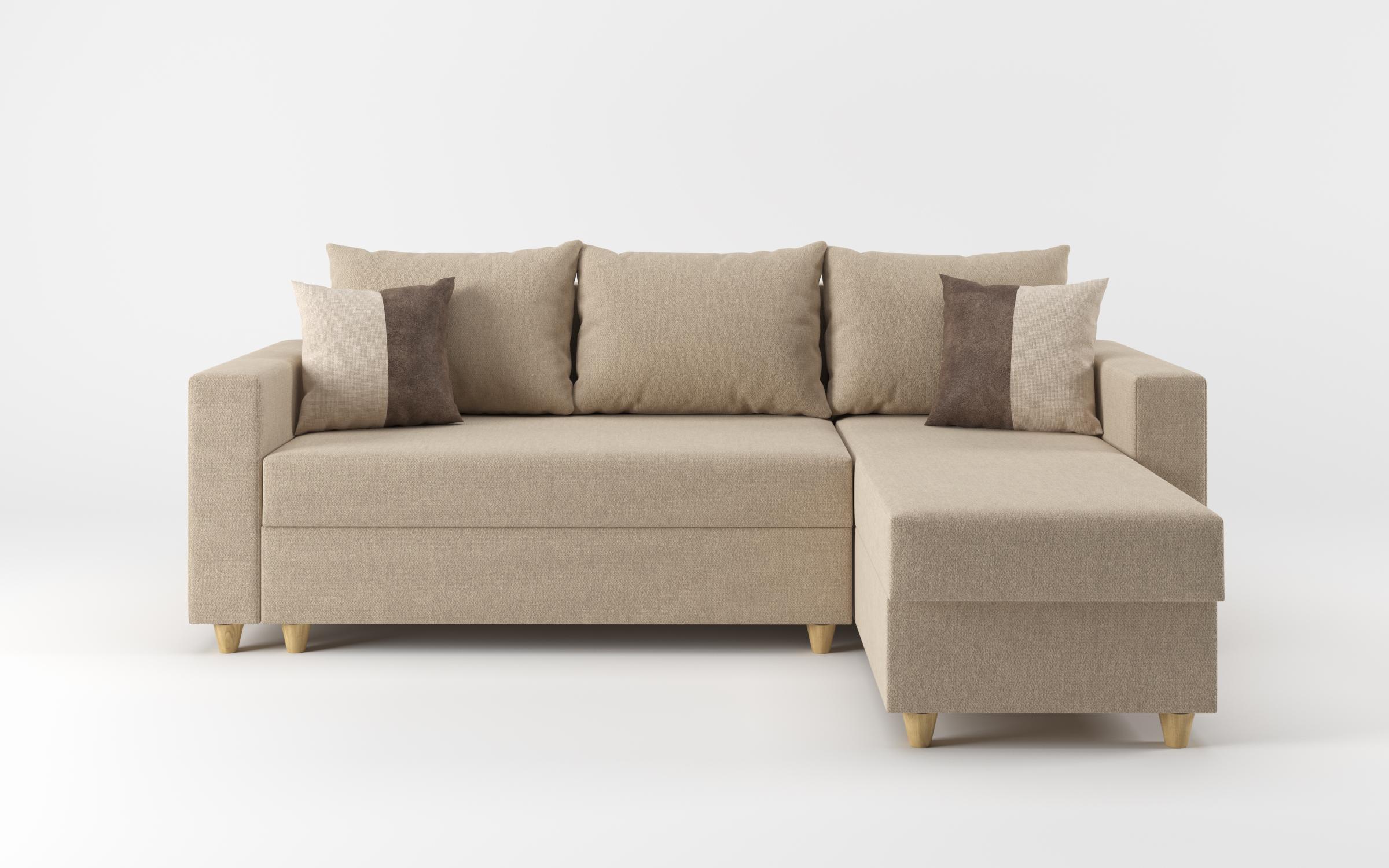 Coltar extensibil Fabiola, bej + maro  1